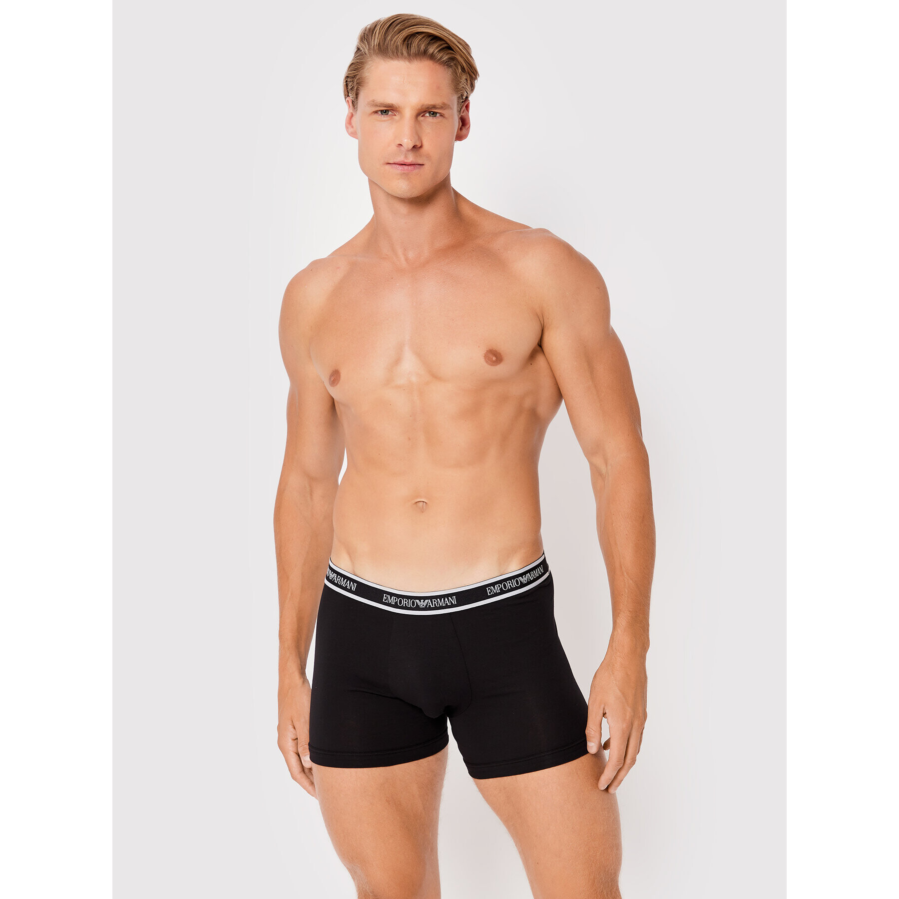 Emporio Armani Underwear Set 3 parov boksaric 111473 2F717 50620 Črna - Pepit.si