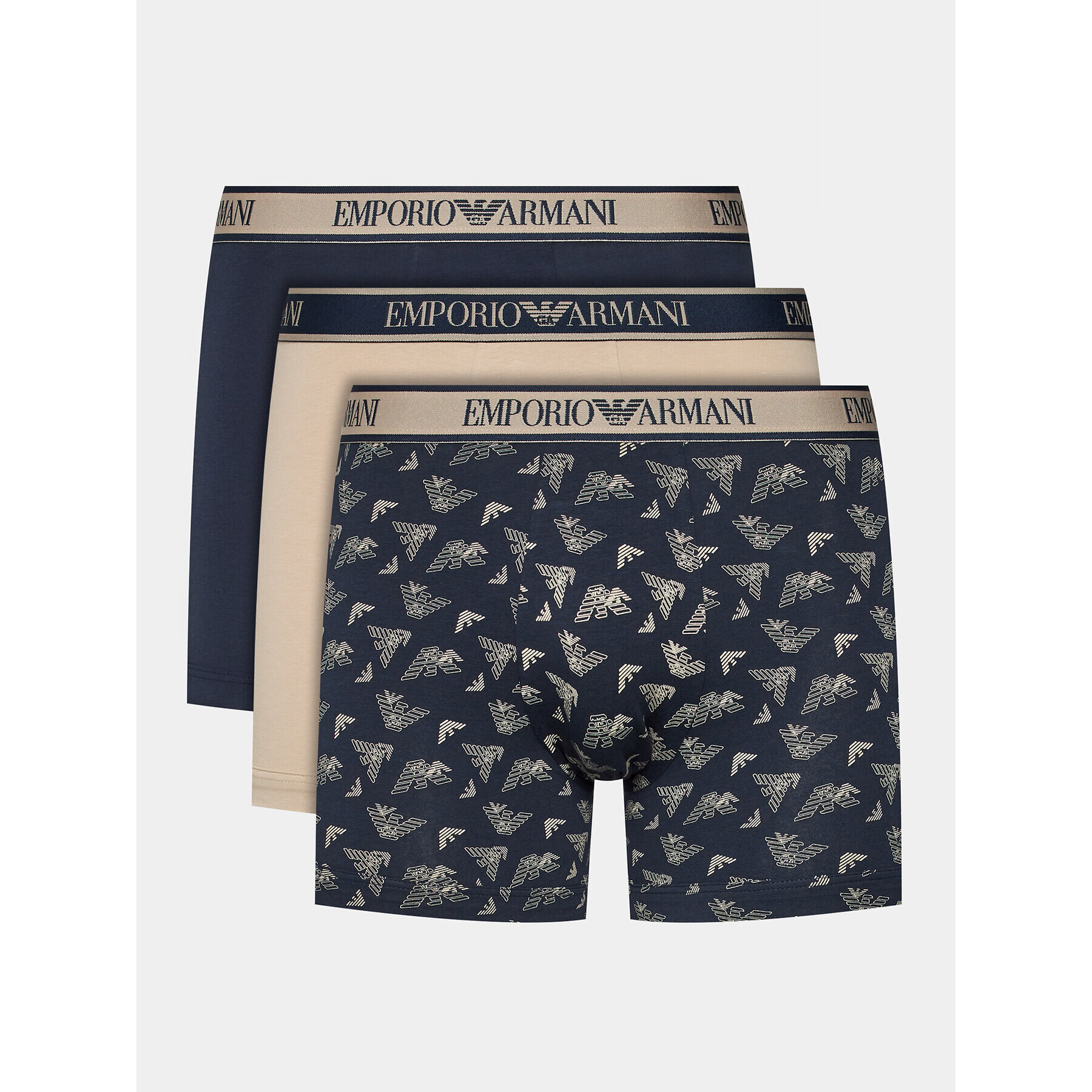 Emporio Armani Underwear Set 3 parov boksaric 111473 3F717 11250 Bež - Pepit.si