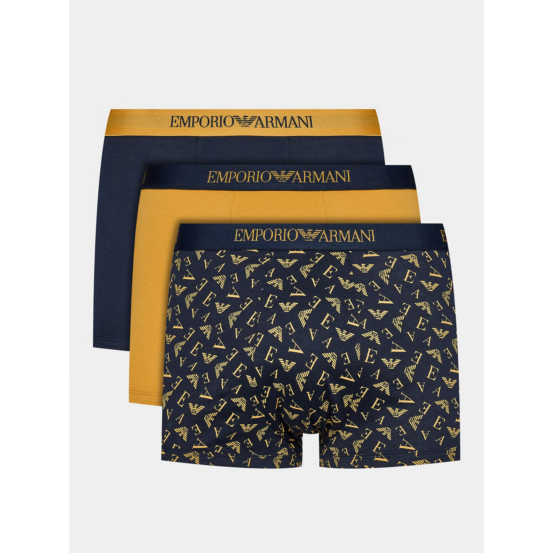 Emporio Armani Underwear Set 3 parov boksaric 111625 3F722 22036 Mornarsko modra - Pepit.si