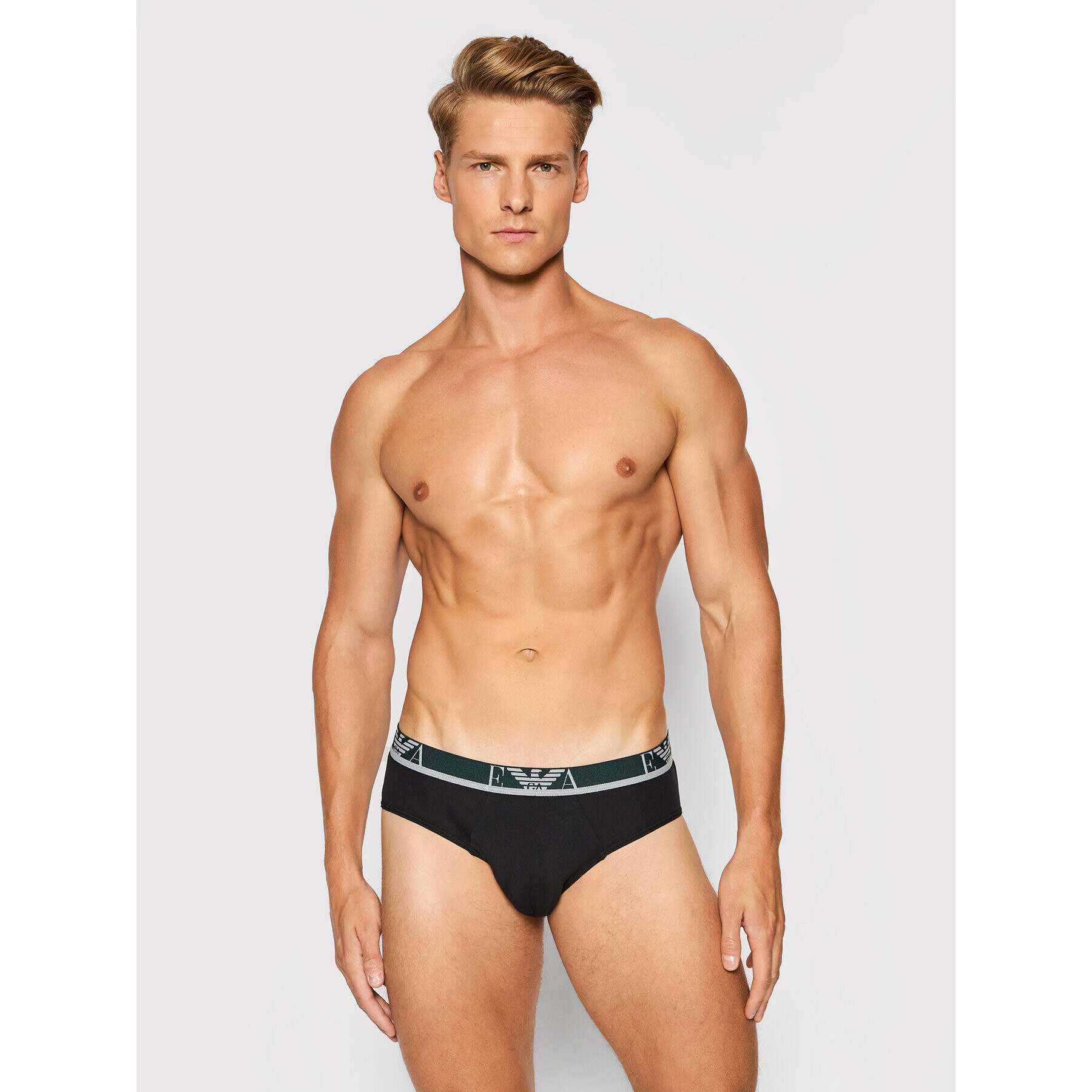 Emporio Armani Underwear Set 3 sponjic 111734 1A715 06421 Črna - Pepit.si