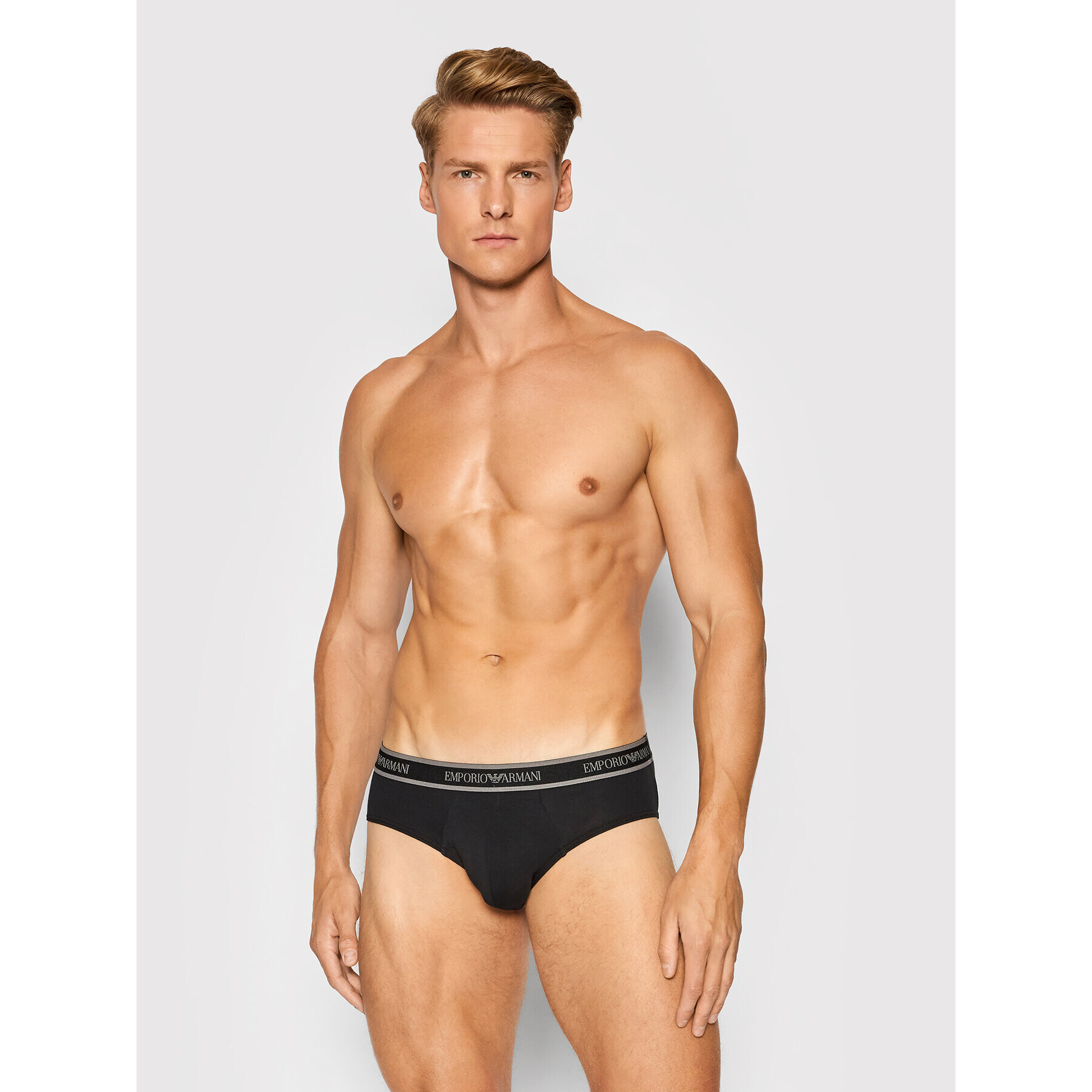 Emporio Armani Underwear Set 3 sponjic 111734 1A717 50620 Črna - Pepit.si