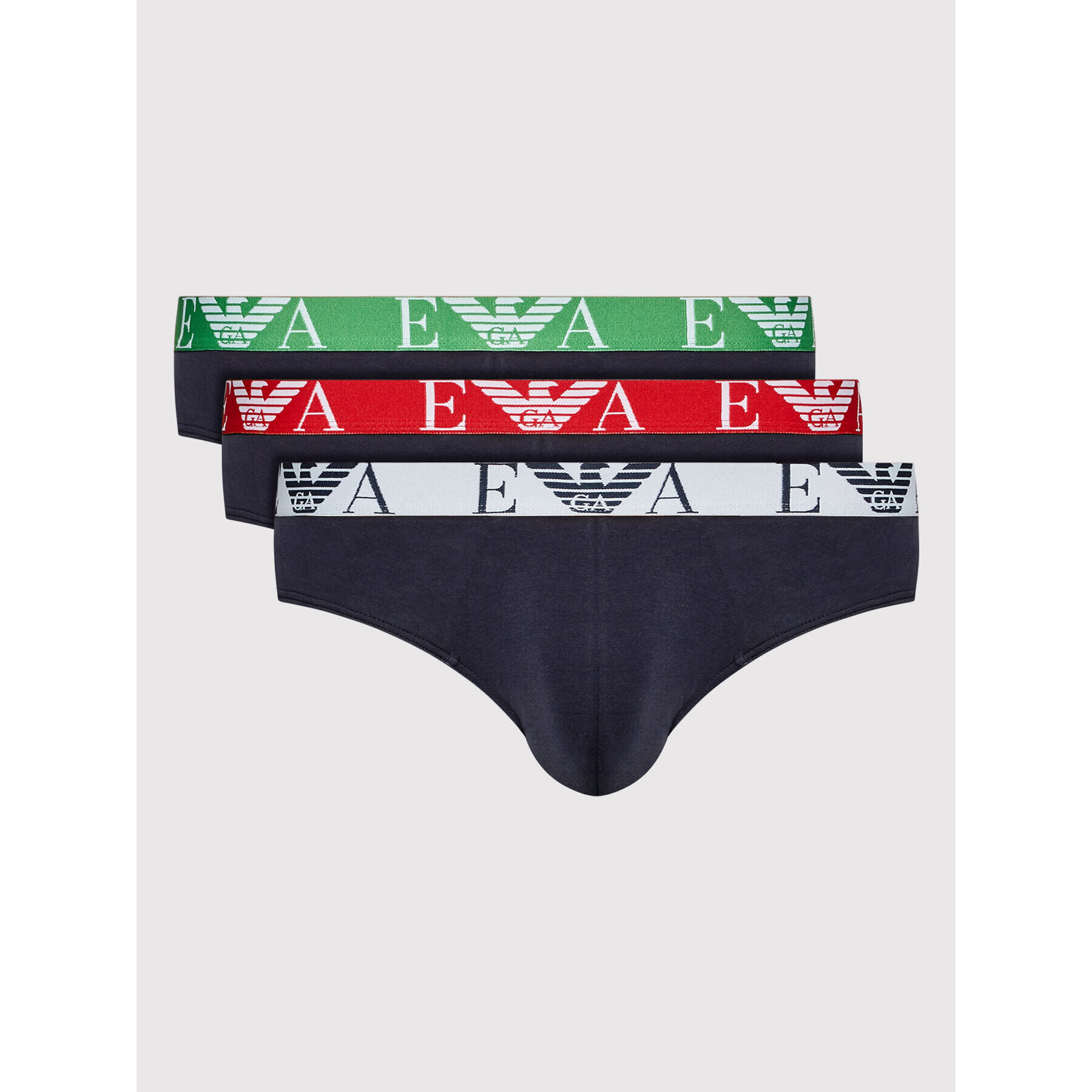 Emporio Armani Underwear Set 3 sponjic 111734 2F715 70435 Mornarsko modra - Pepit.si