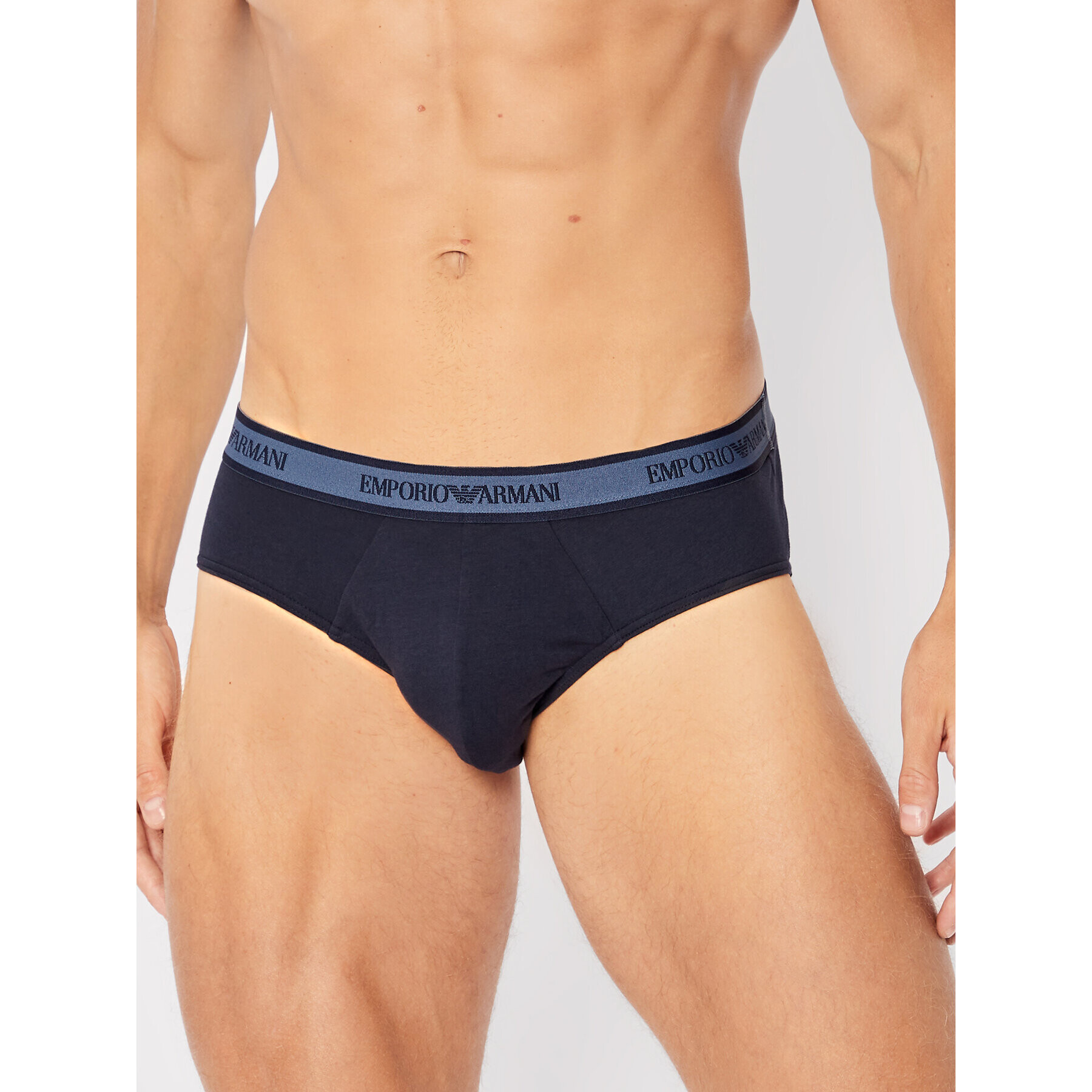 Emporio Armani Underwear Set 3 sponjic 111734 2F717 40035 Mornarsko modra - Pepit.si