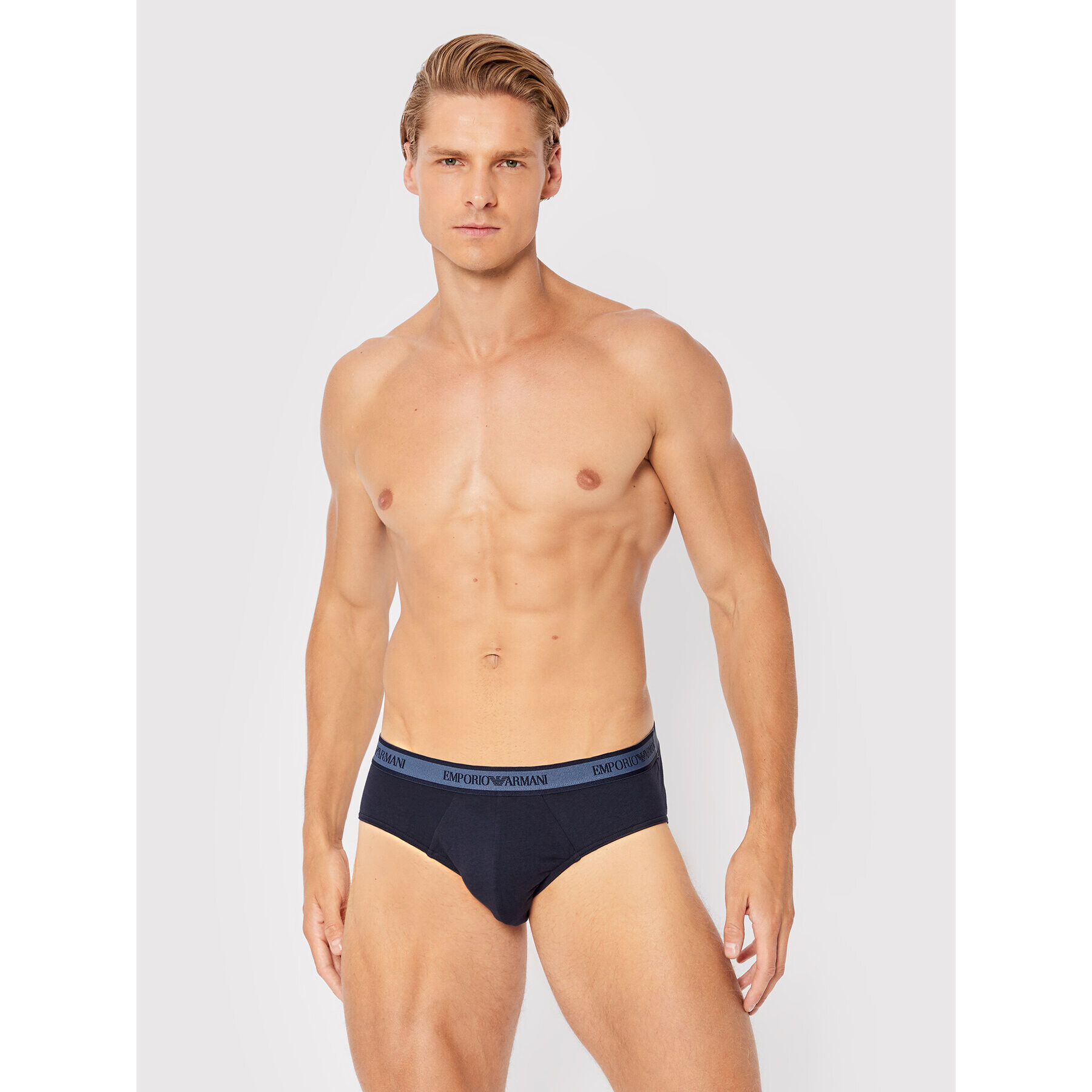 Emporio Armani Underwear Set 3 sponjic 111734 2F717 40035 Mornarsko modra - Pepit.si