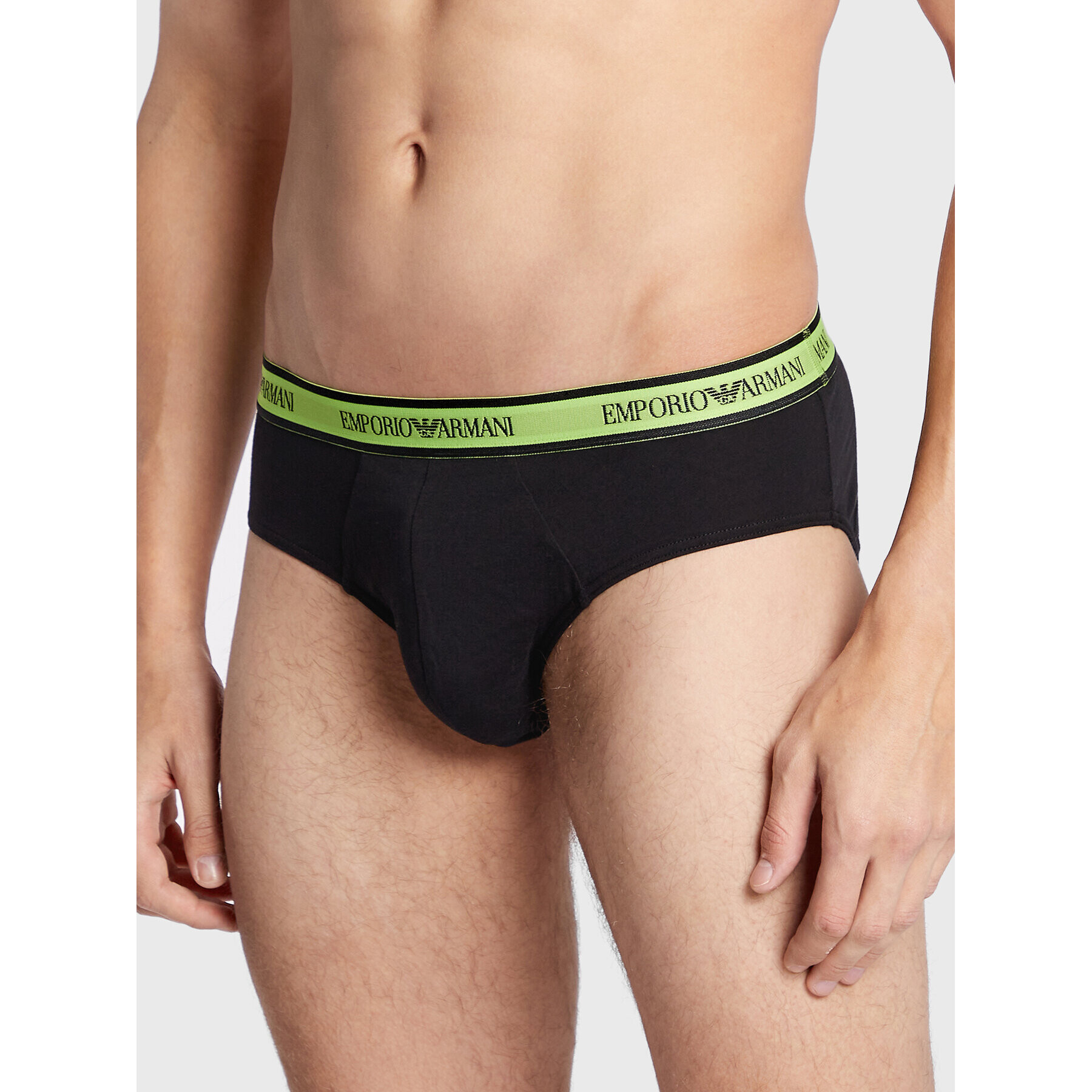 Emporio Armani Underwear Set 3 sponjic 111734 2F717 73320 Črna - Pepit.si