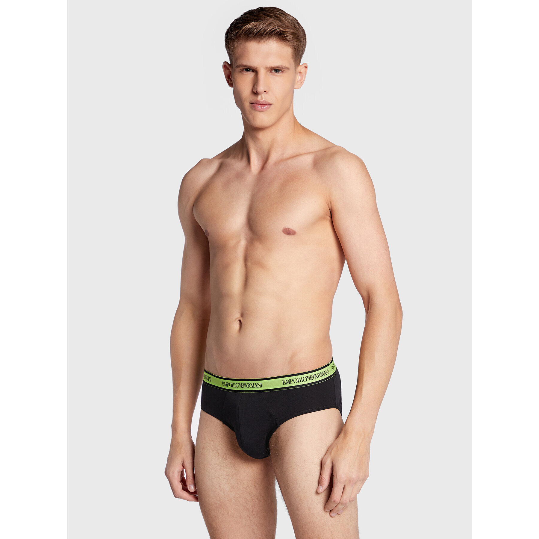 Emporio Armani Underwear Set 3 sponjic 111734 2F717 73320 Črna - Pepit.si