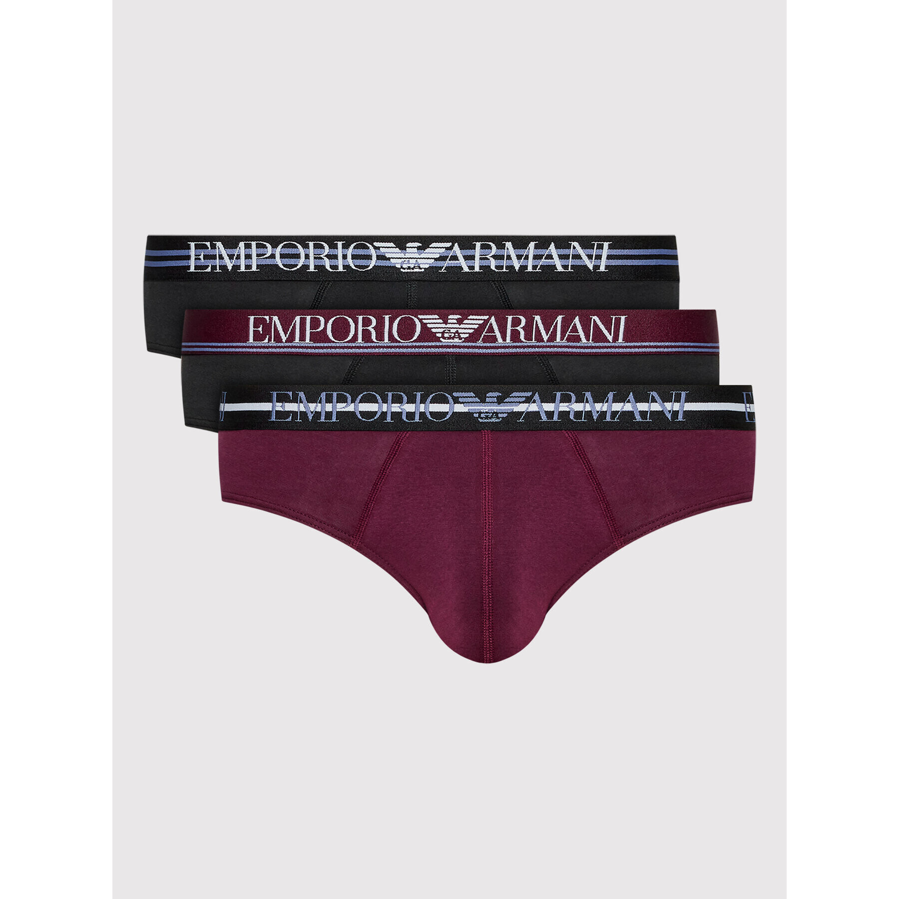 Emporio Armani Underwear Set 3 sponjic 111734 2F723 18921 Črna - Pepit.si