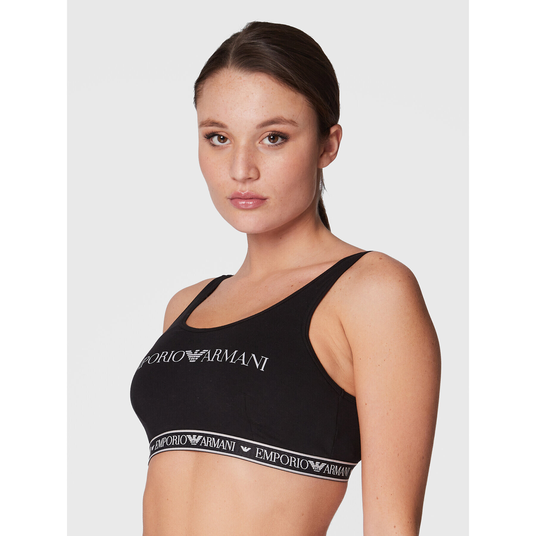 Emporio Armani Underwear Top nedrček 164403 2F227 00020 Črna - Pepit.si