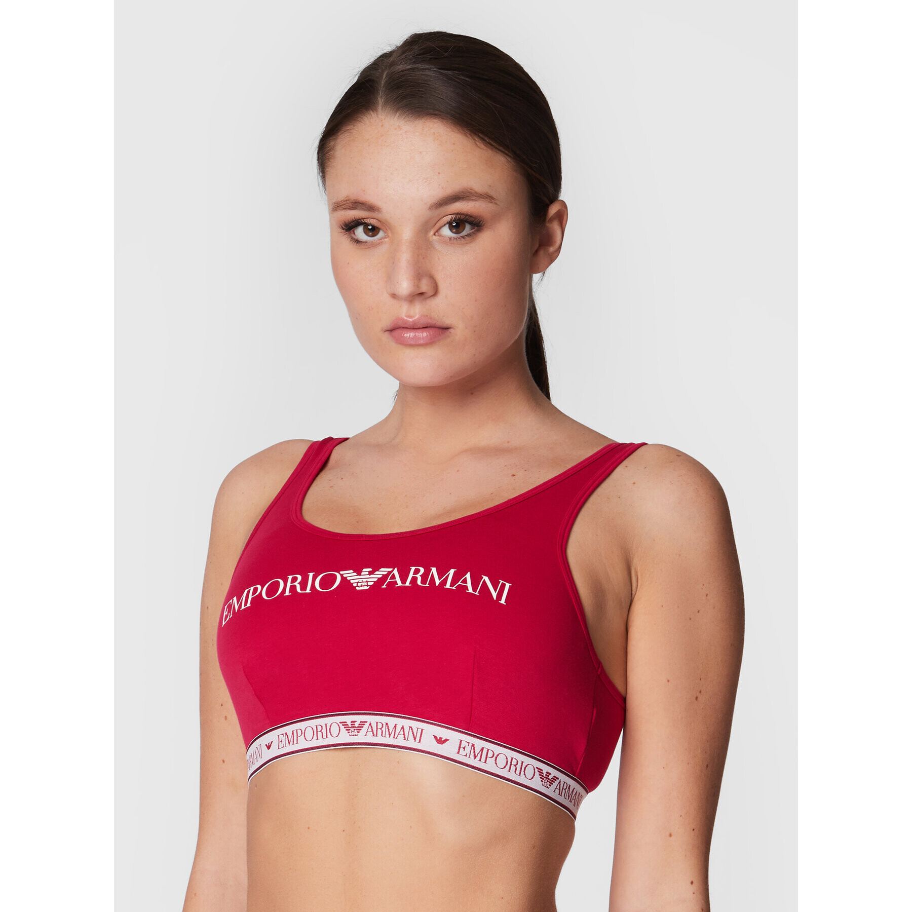 Emporio Armani Underwear Top nedrček 164403 2F227 16874 Roza - Pepit.si