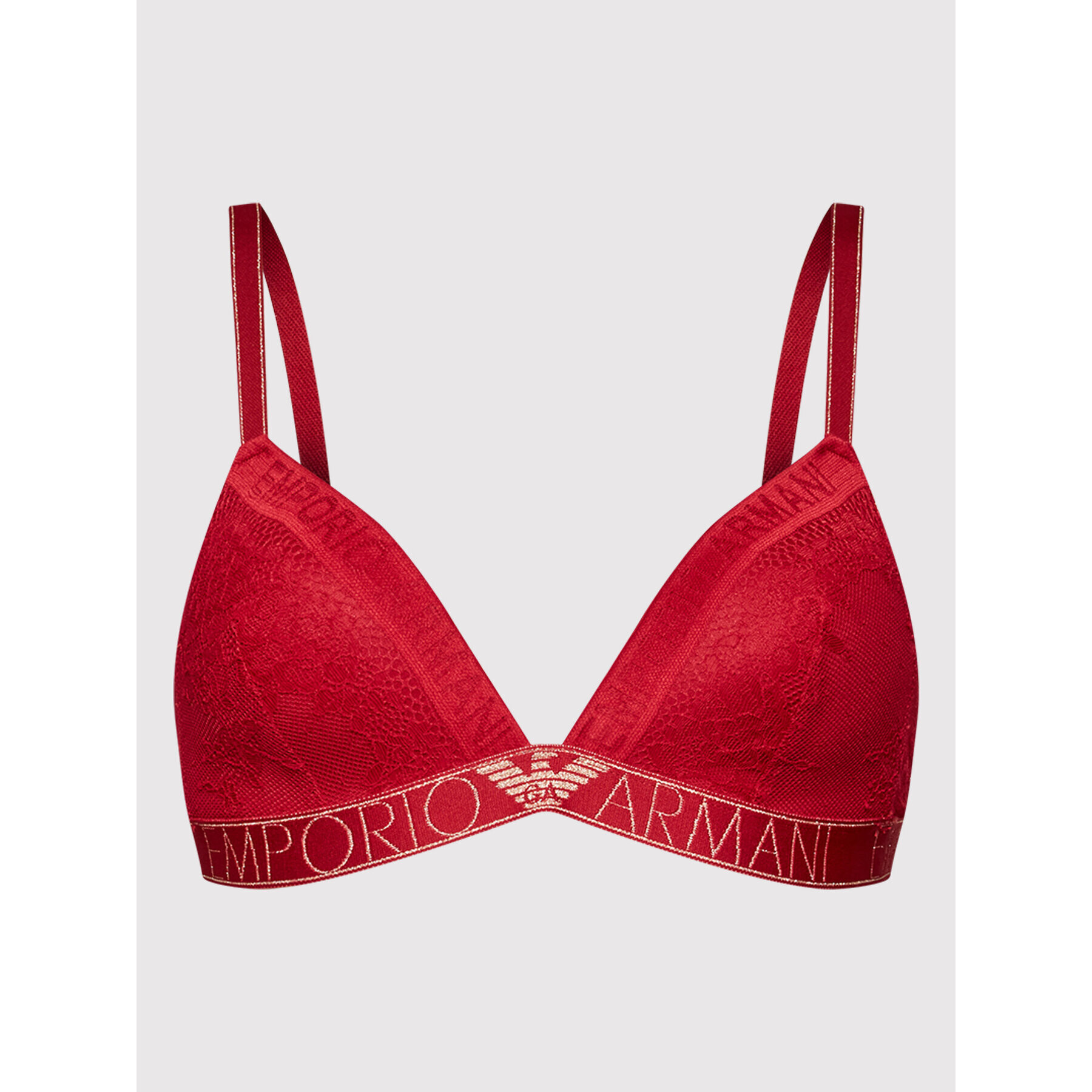 Emporio Armani Underwear Trikotni nedrček 164298 1A207 08674 Rdeča - Pepit.si