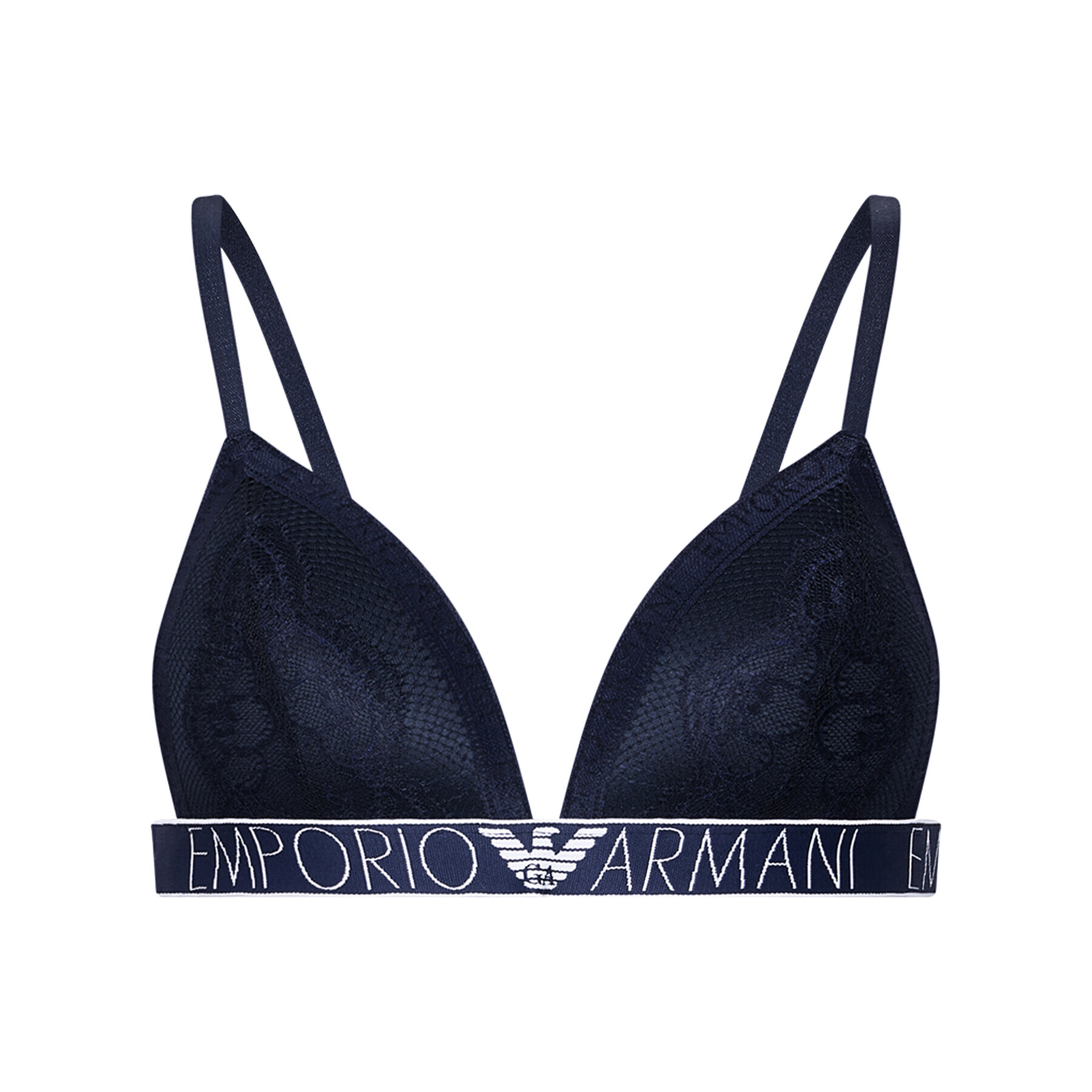 Emporio Armani Underwear Trikotni nedrček 164298 1P216 00135 Mornarsko modra - Pepit.si