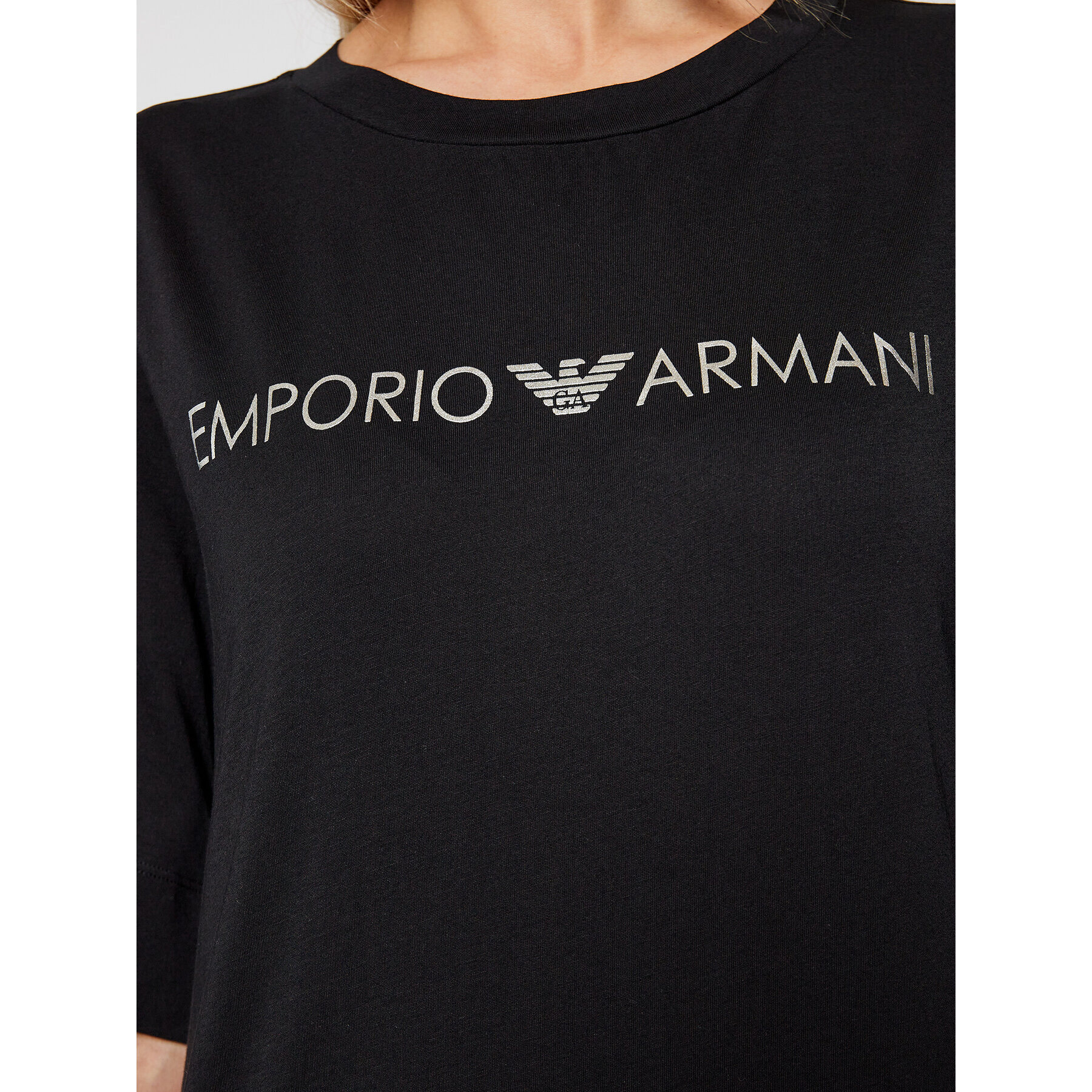 Emporio Armani Vsakodnevna obleka 262676 1P340 98320 Črna Regular Fit - Pepit.si