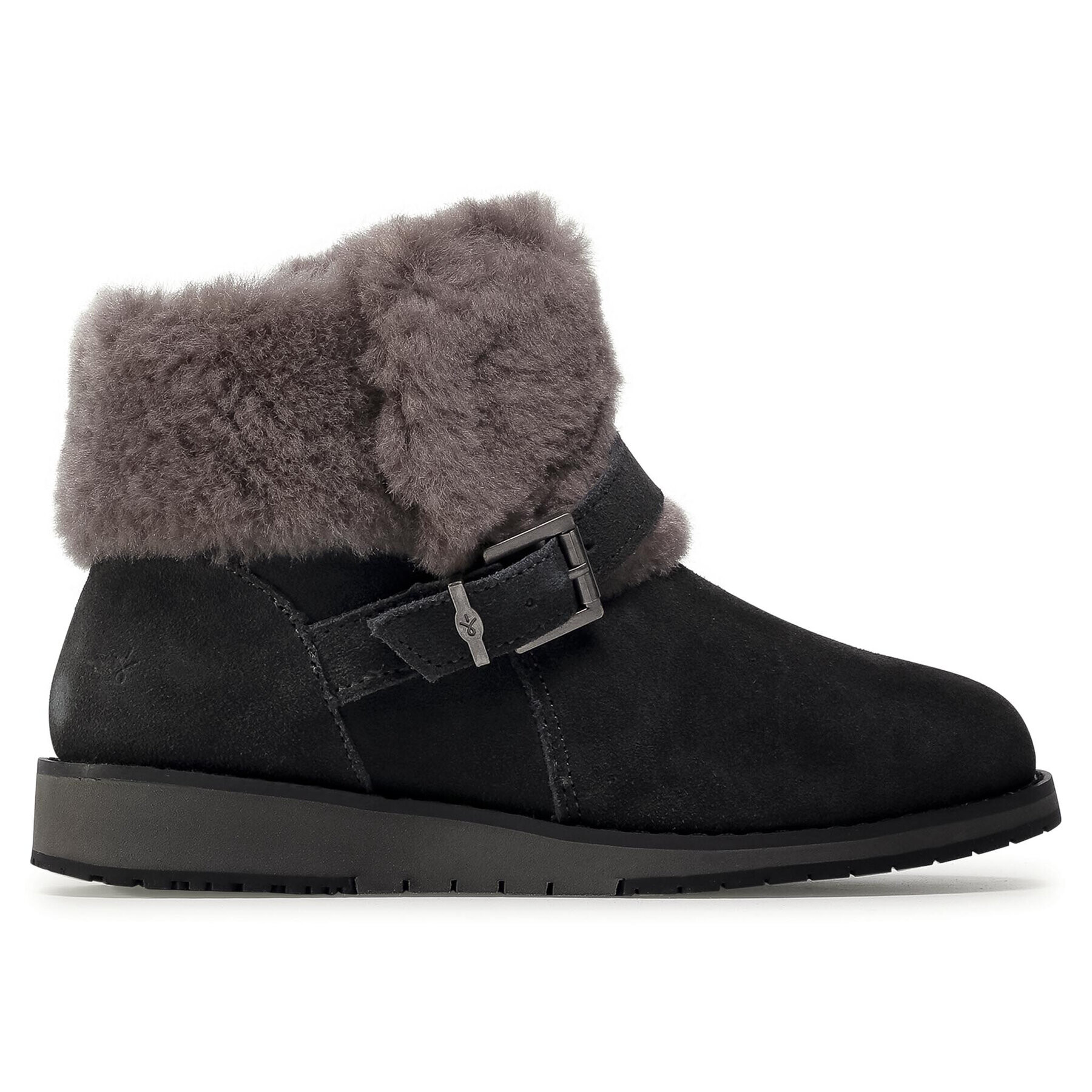 EMU Australia Čevlji Oxley Fur Cuff W11698 Siva - Pepit.si