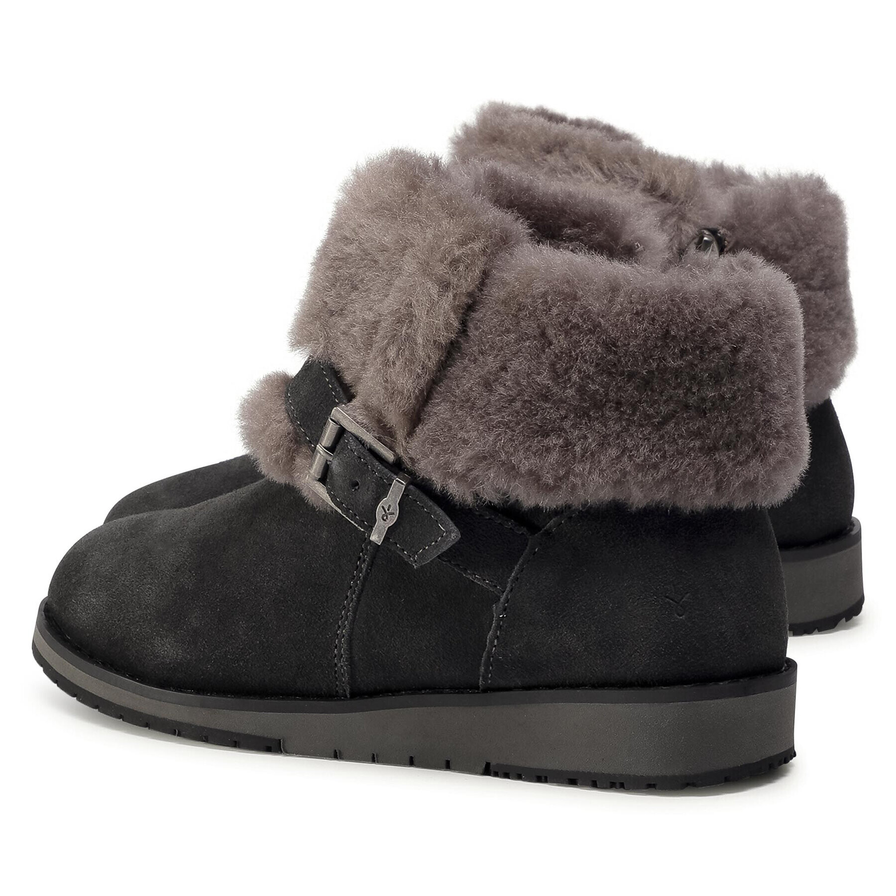 EMU Australia Čevlji Oxley Fur Cuff W11698 Siva - Pepit.si