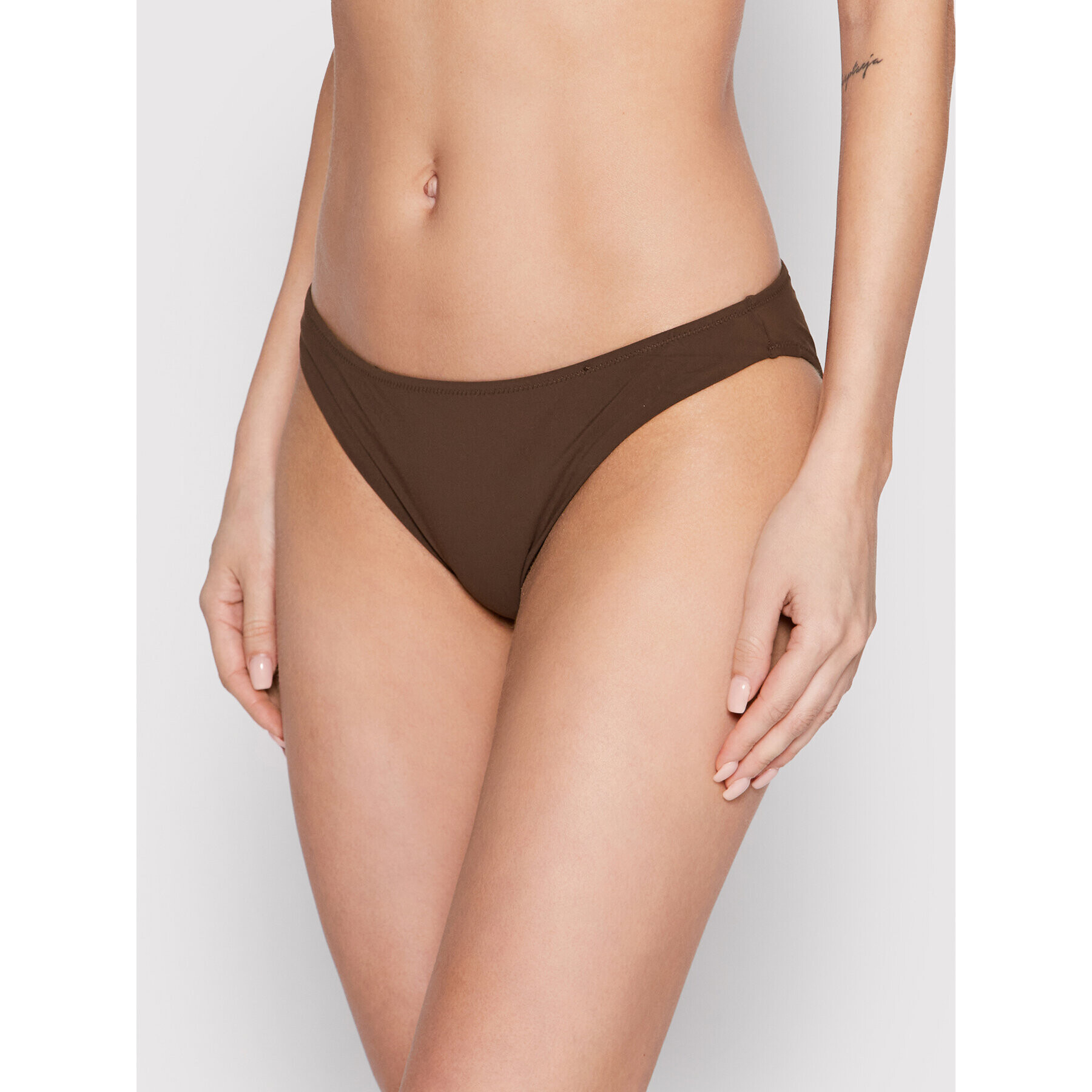 Etam Spodnji del bikini Essentielle 6524576 Rjava - Pepit.si