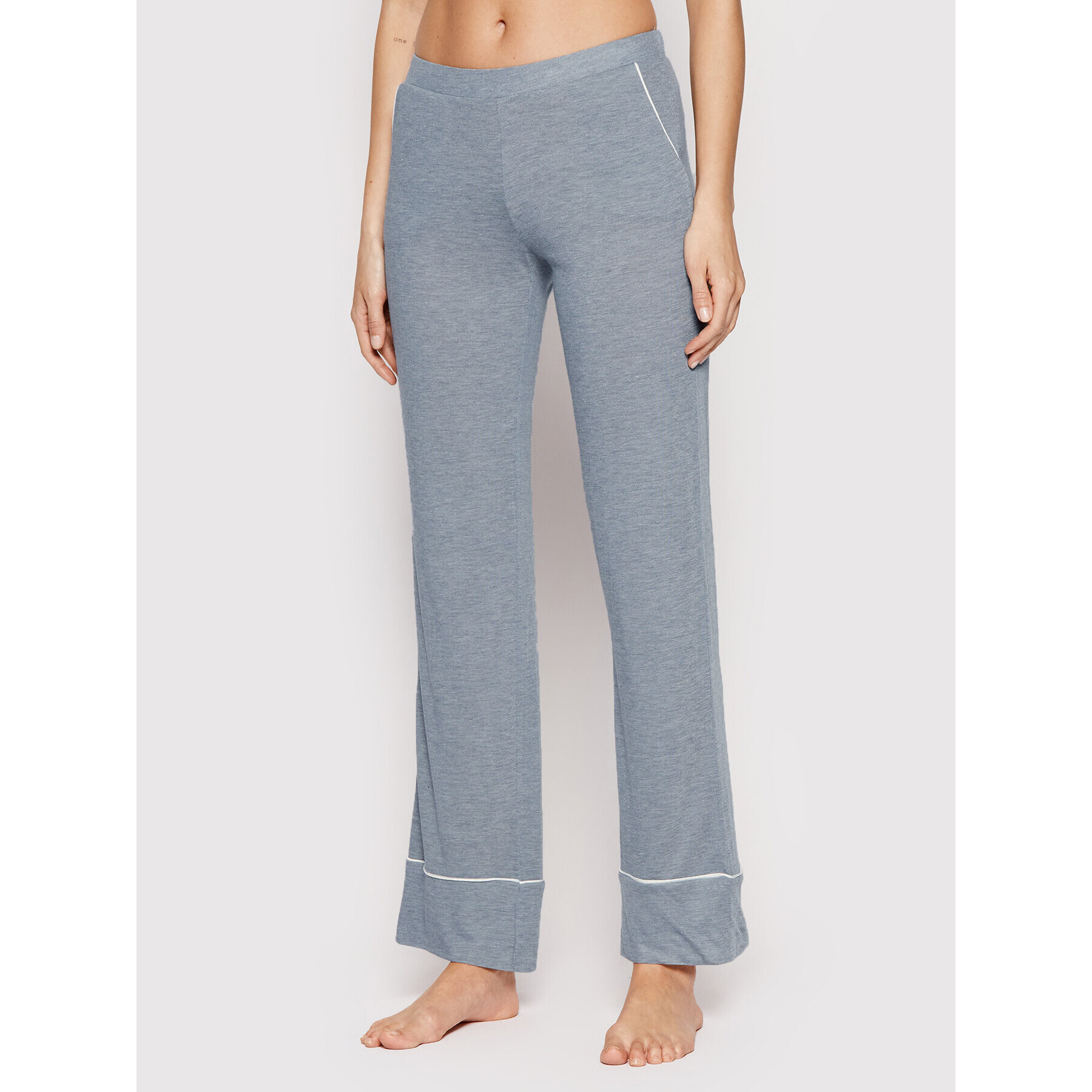 Etam Spodnji del pižame Warm Day 6515997 Modra Regular Fit - Pepit.si