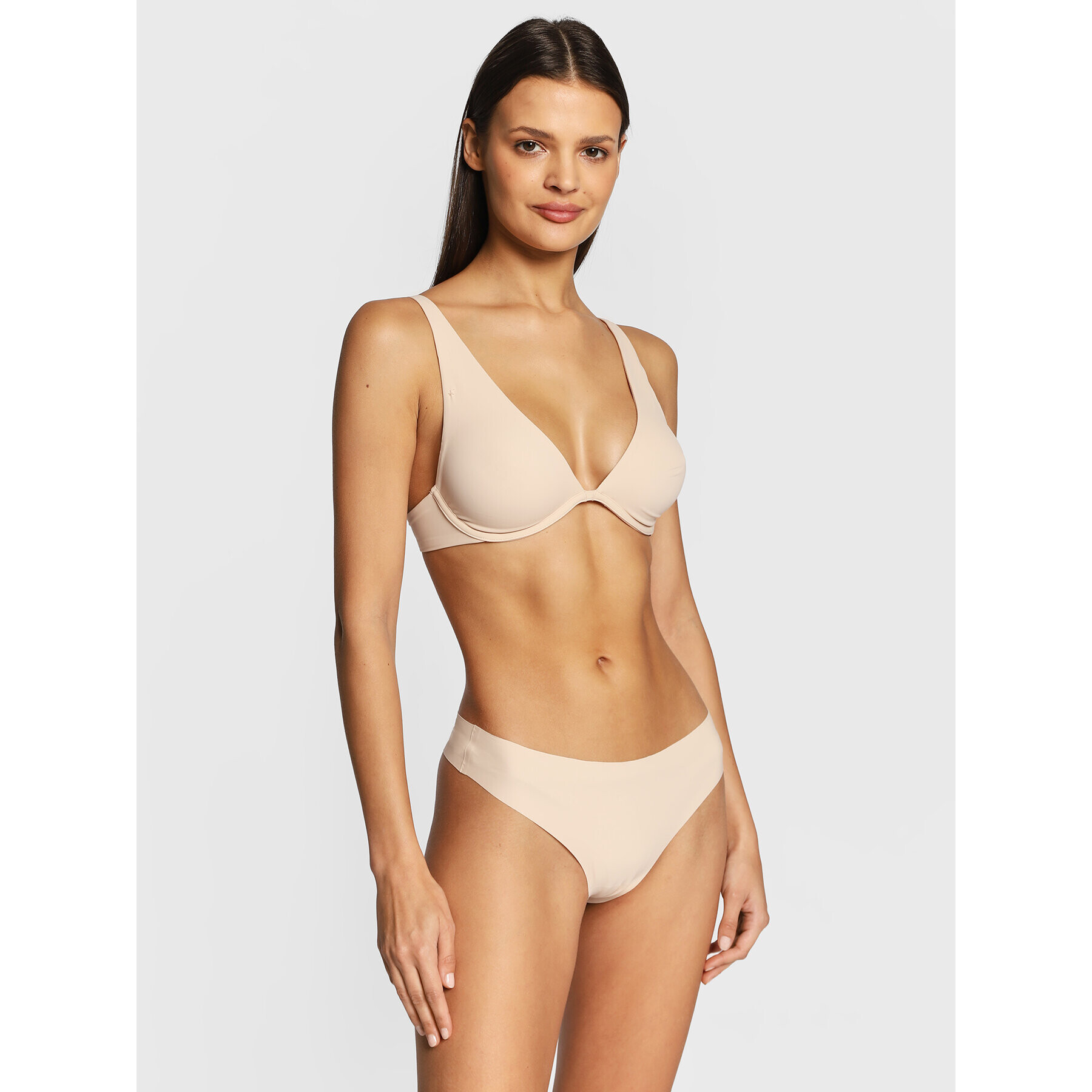 Etam Tangice Pure Fit 6532150 Bež - Pepit.si