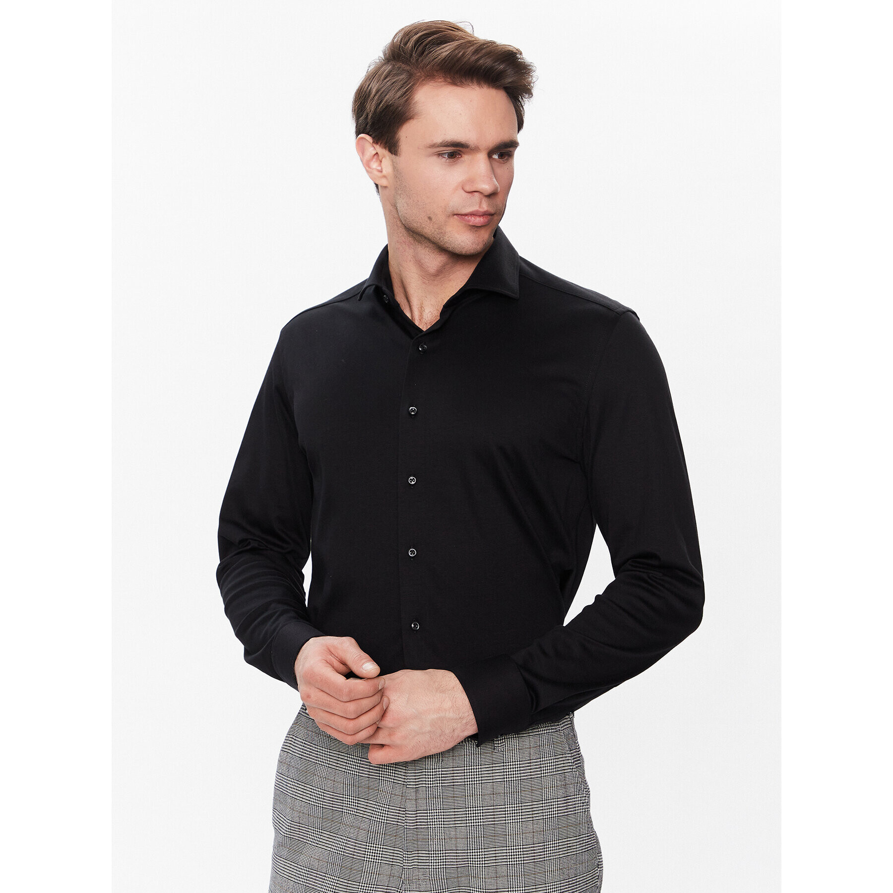 Eterna Srajca 2159/YS82 Črna Slim Fit - Pepit.si