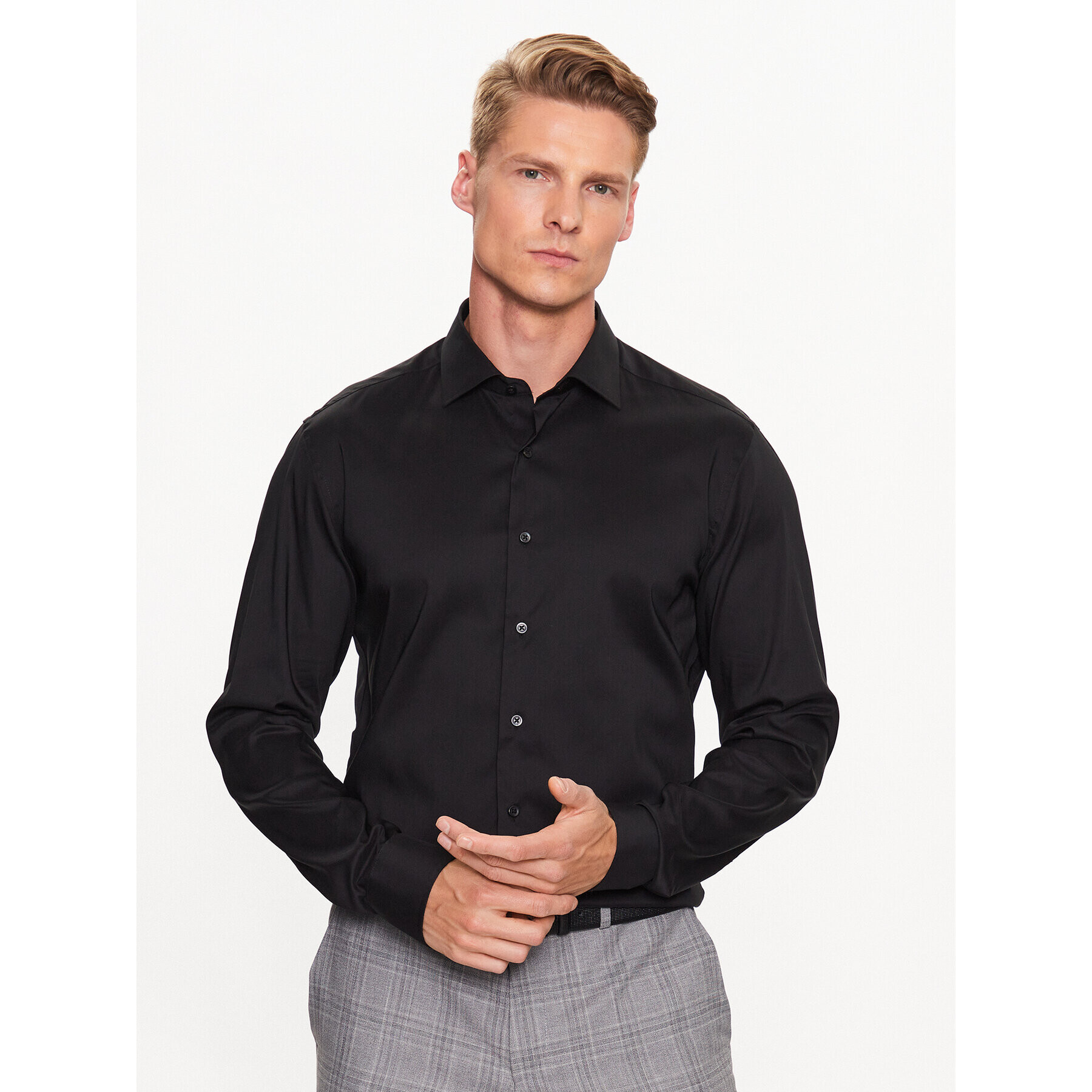 Eterna Srajca 3377/F170 Črna Slim Fit - Pepit.si