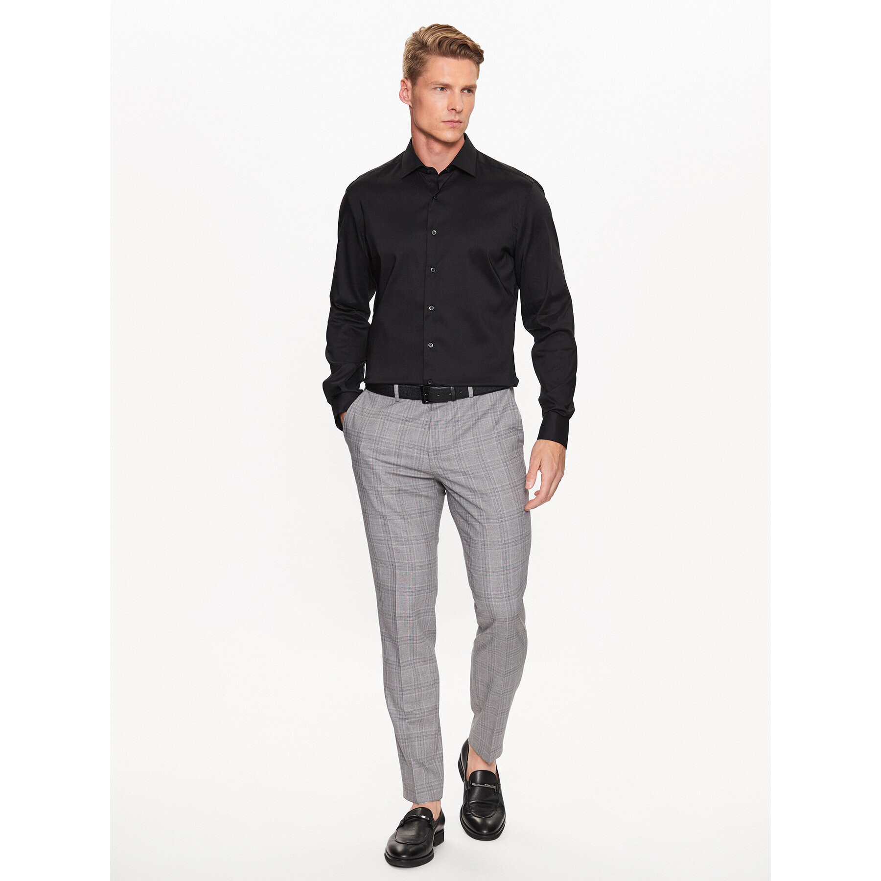 Eterna Srajca 3377/F170 Črna Slim Fit - Pepit.si