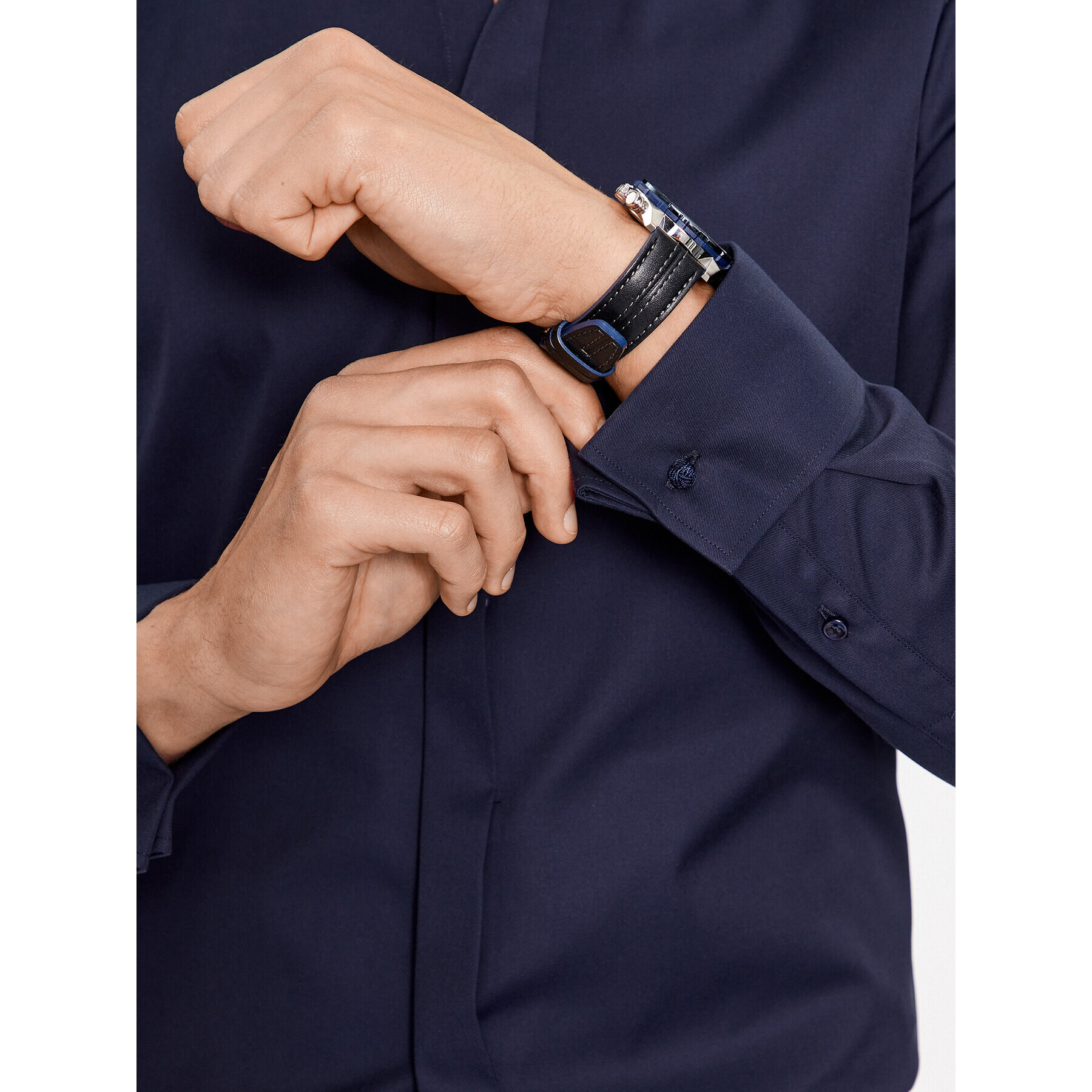 Eterna Srajca 8817/F392 Mornarsko modra Slim Fit - Pepit.si