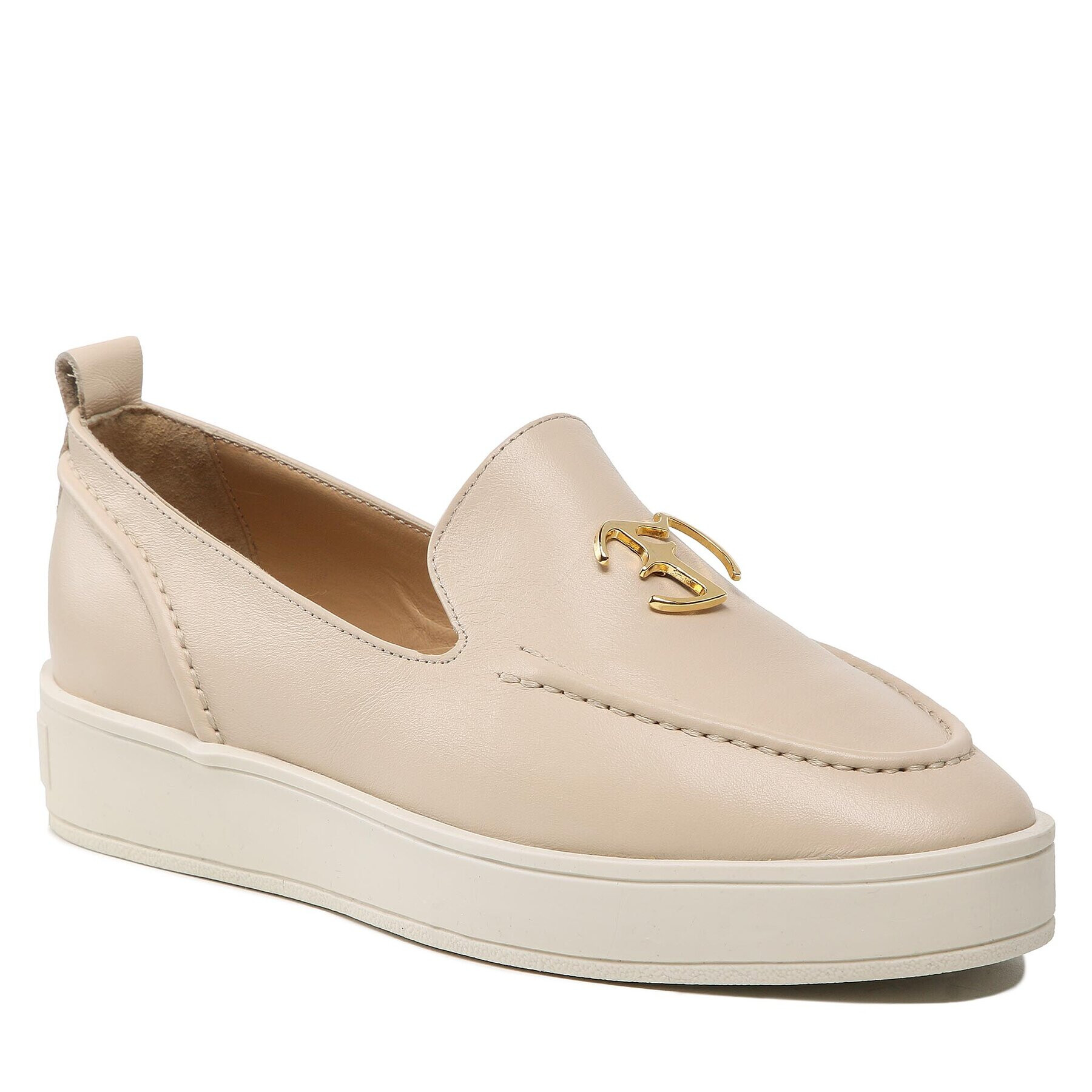 Eva Minge Loaferke EM-71-13-001605 Bež - Pepit.si