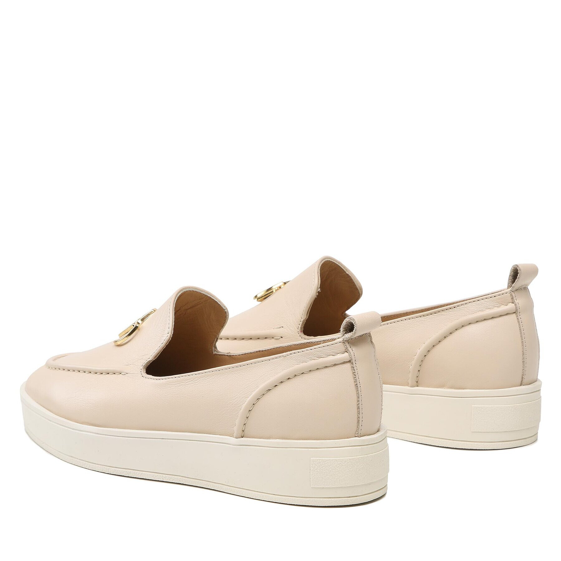 Eva Minge Loaferke EM-71-13-001605 Bež - Pepit.si