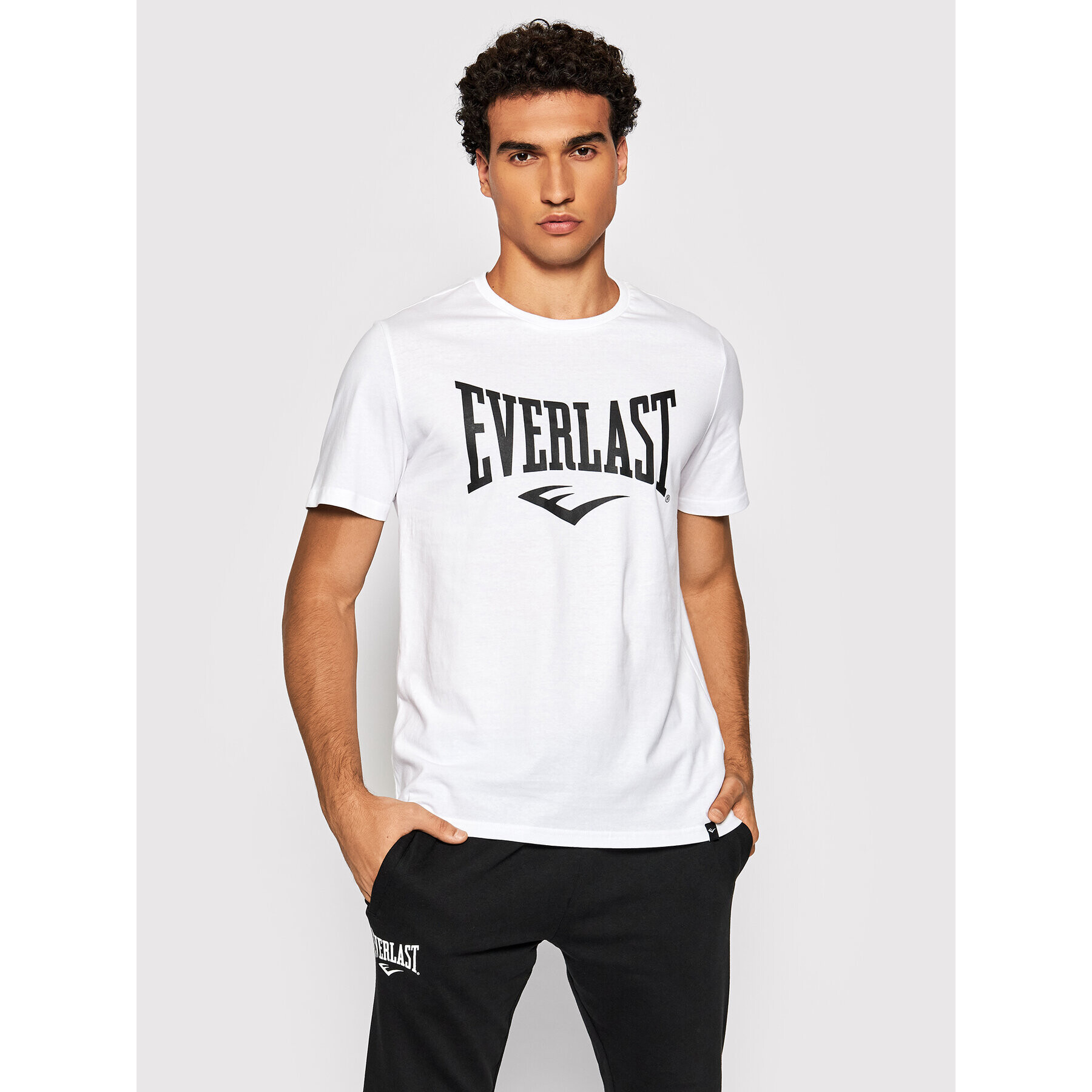 Everlast Majica 807580-60 Bela Regular Fit - Pepit.si