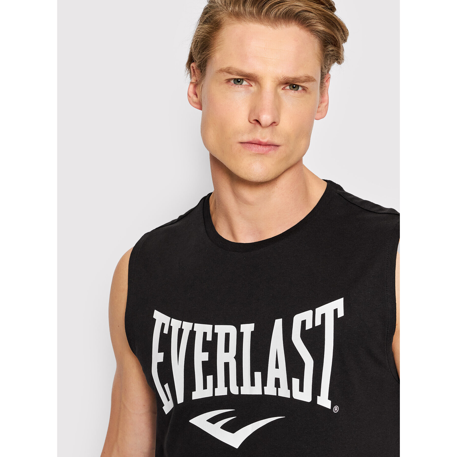 Everlast Majica brez rokavov 894000-60 Črna Regular Fit - Pepit.si