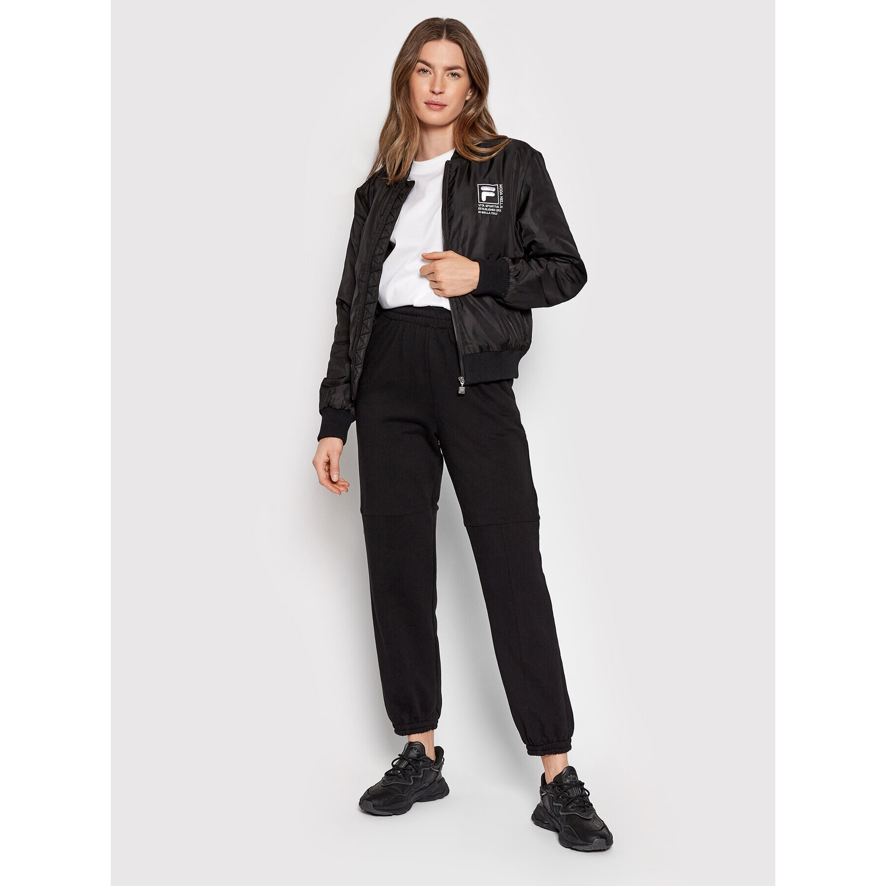 Fila Bomber jakna Rach 689336 Črna Relaxed Fit - Pepit.si