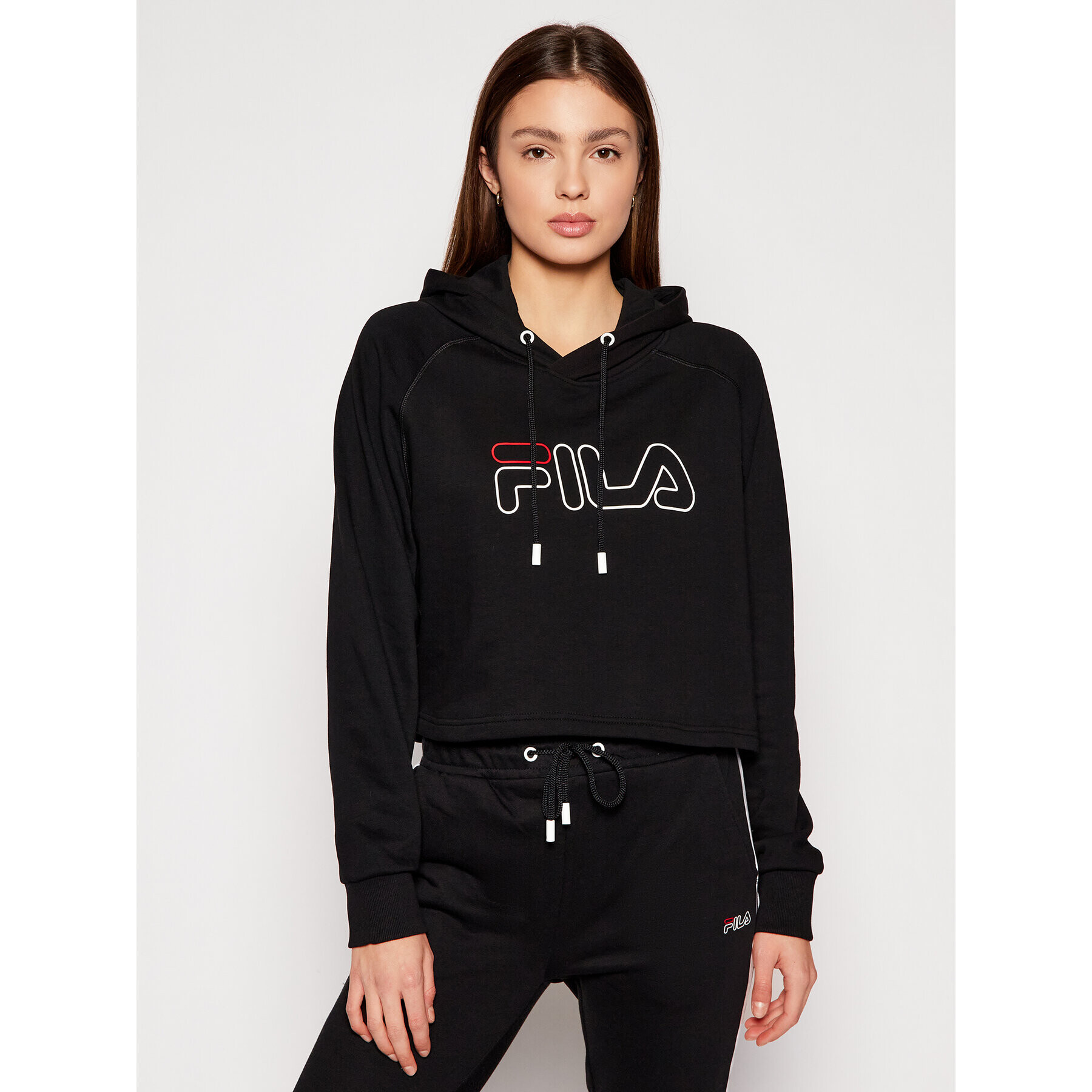 Fila Jopa Jana 683310 Črna Cropped Fit - Pepit.si