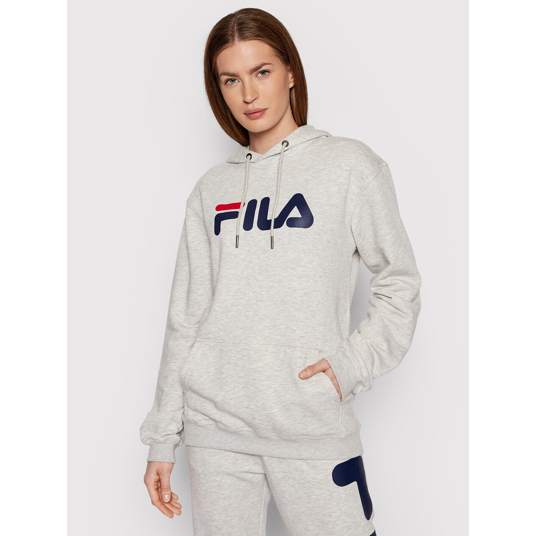 Fila Jopa Unisex Barumini FAU0068 Siva Regular Fit - Pepit.si