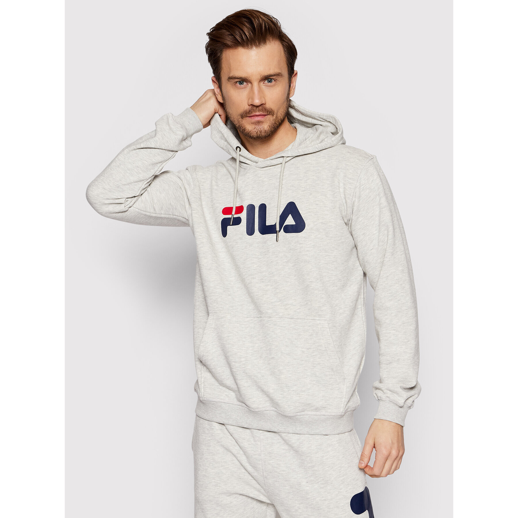 Fila Jopa Unisex Barumini FAU0068 Siva Regular Fit - Pepit.si