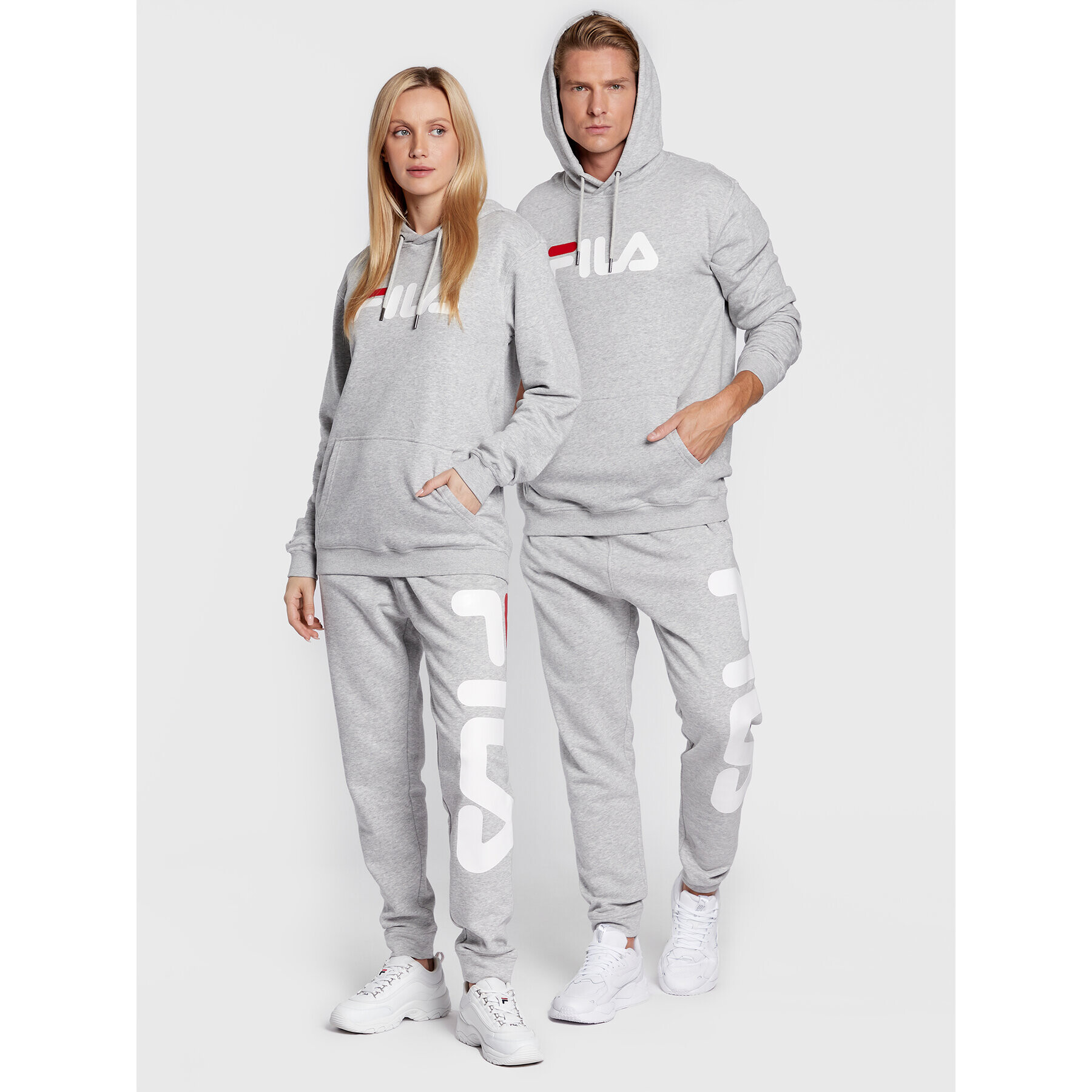 Fila Jopa Unisex Barumini FAU0090 Siva Regular Fit - Pepit.si