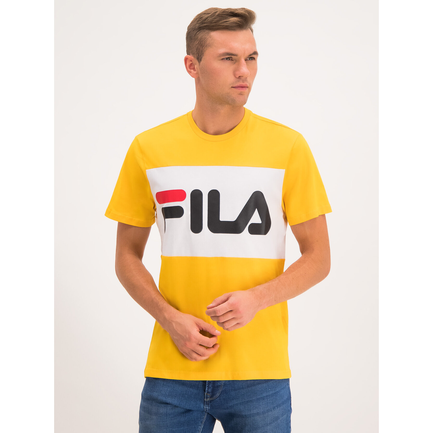 Fila Majica 681244 Rumena Regular Fit - Pepit.si