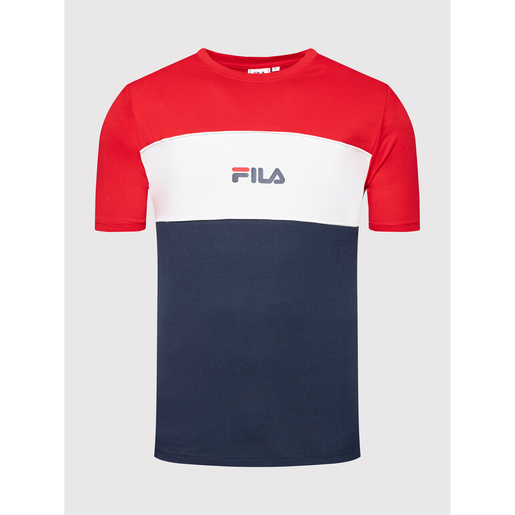 Fila Majica Anoki 688468 Mornarsko modra Regular Fit - Pepit.si