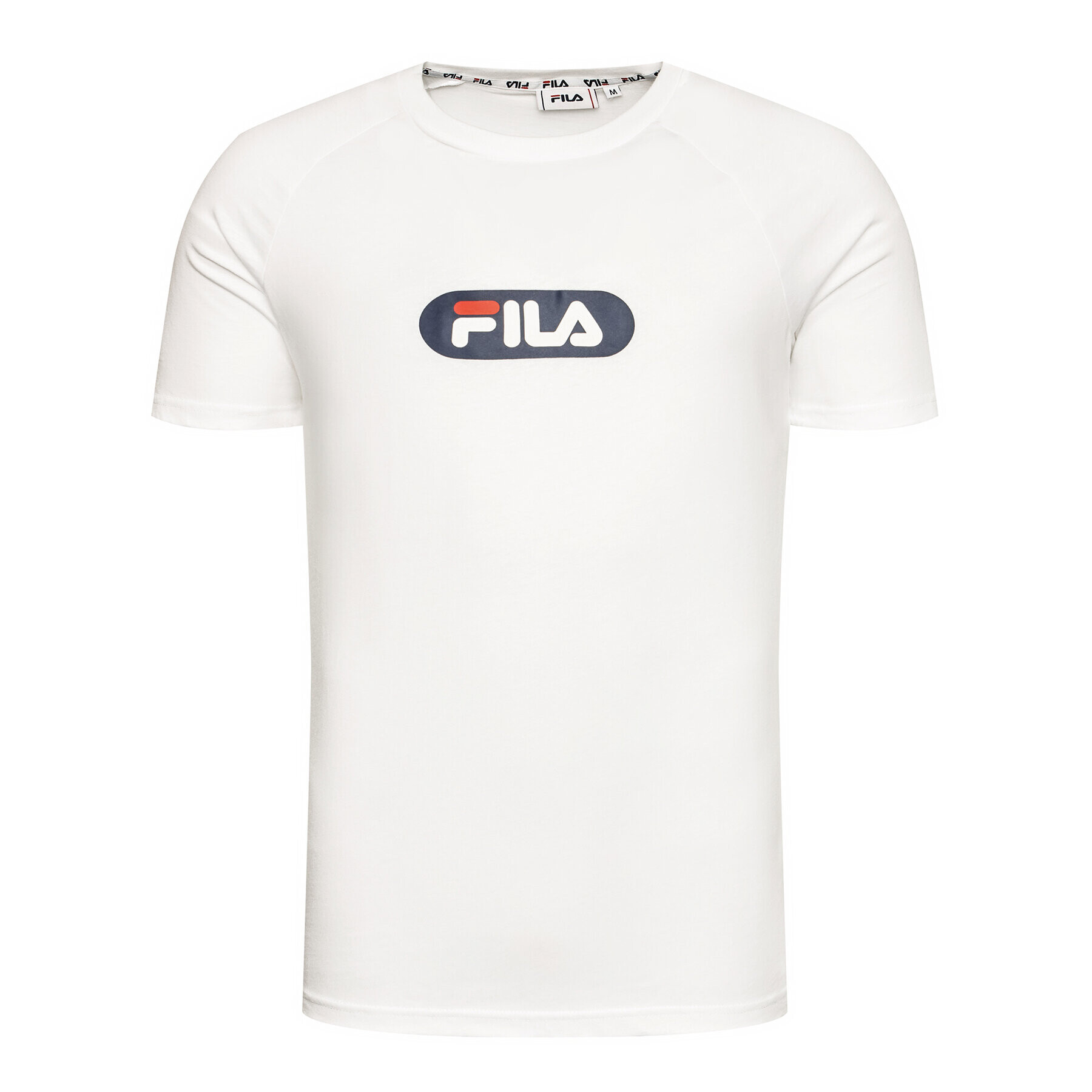 Fila Majica Bane Raglan 687962 Bela Regular Fit - Pepit.si