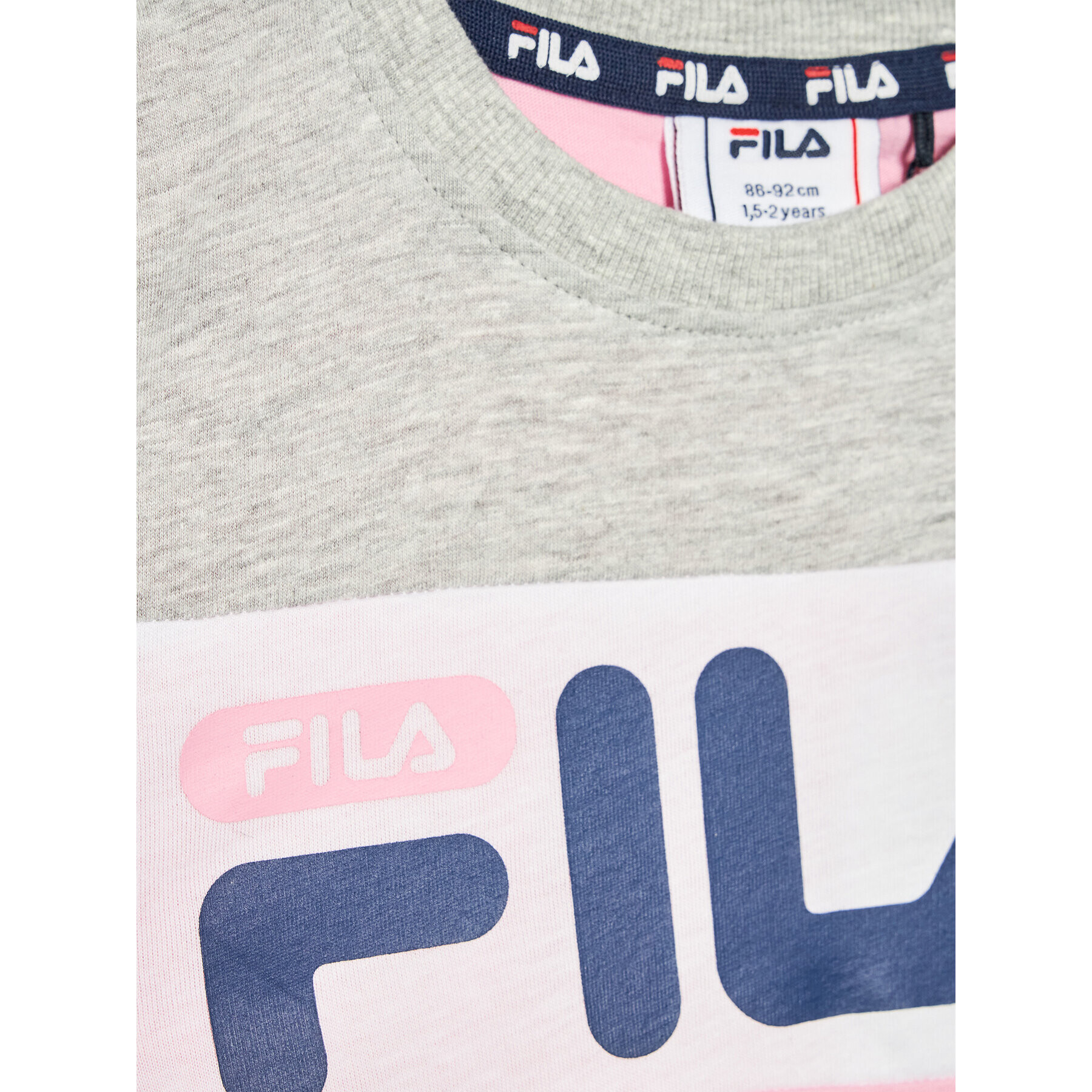 Fila Majica College FAK0063 Roza Regular Fit - Pepit.si