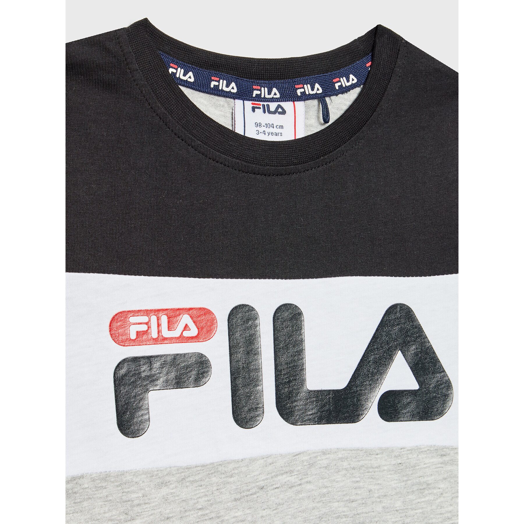 Fila Majica College Station FAK0063 Pisana Regular Fit - Pepit.si