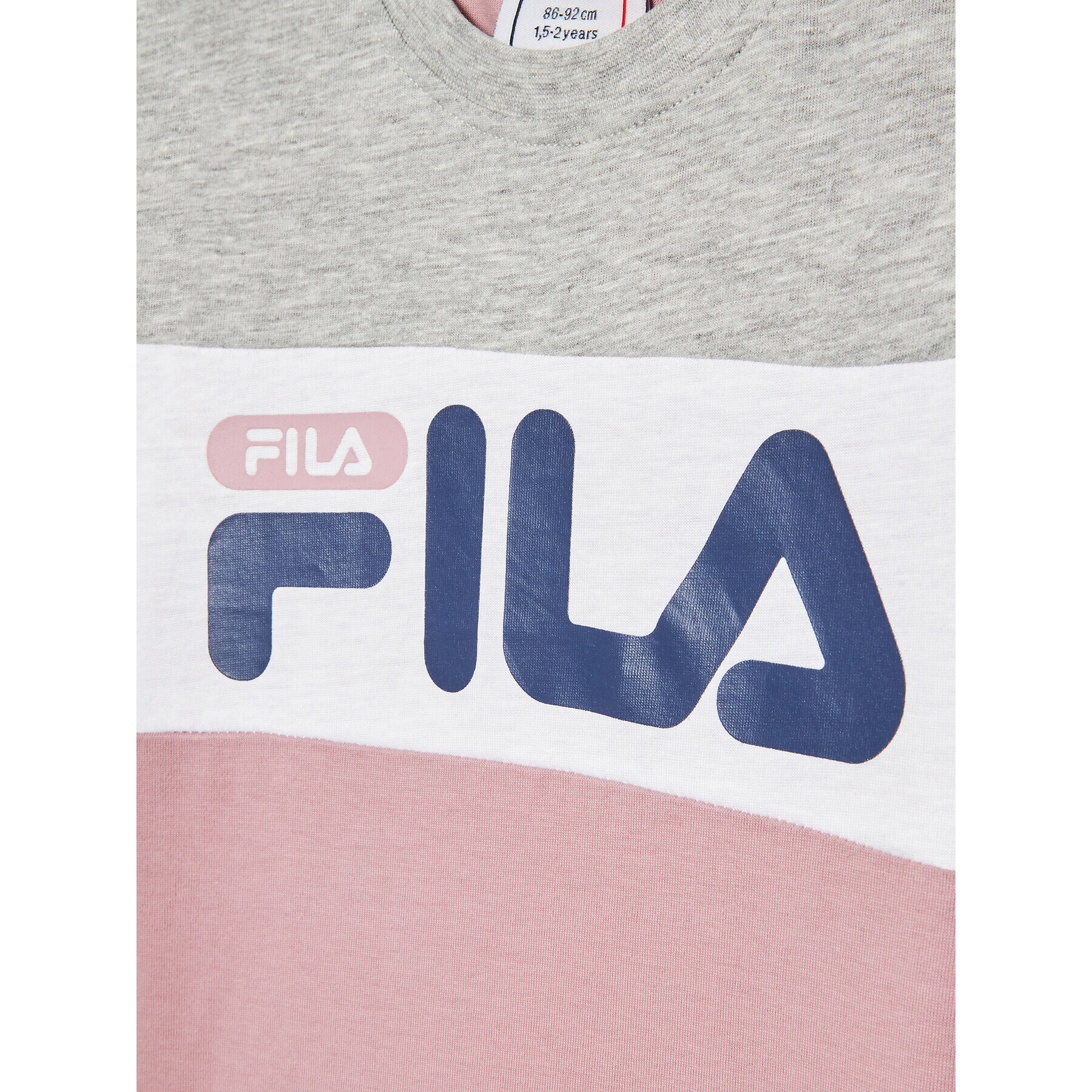 Fila Majica College Station FAK0063 Roza Regular Fit - Pepit.si