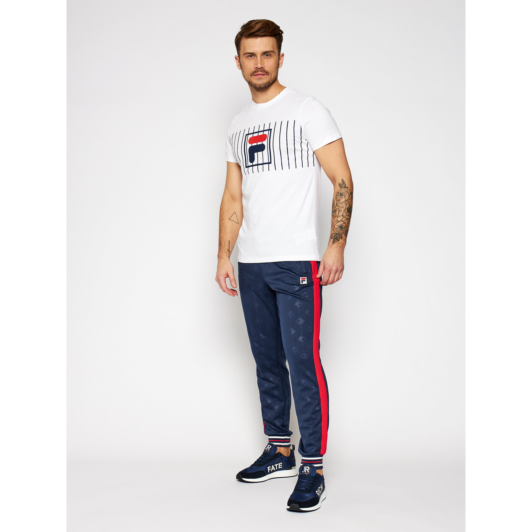 Fila Majica Sauts Tee 687989 Bela Regular Fit - Pepit.si