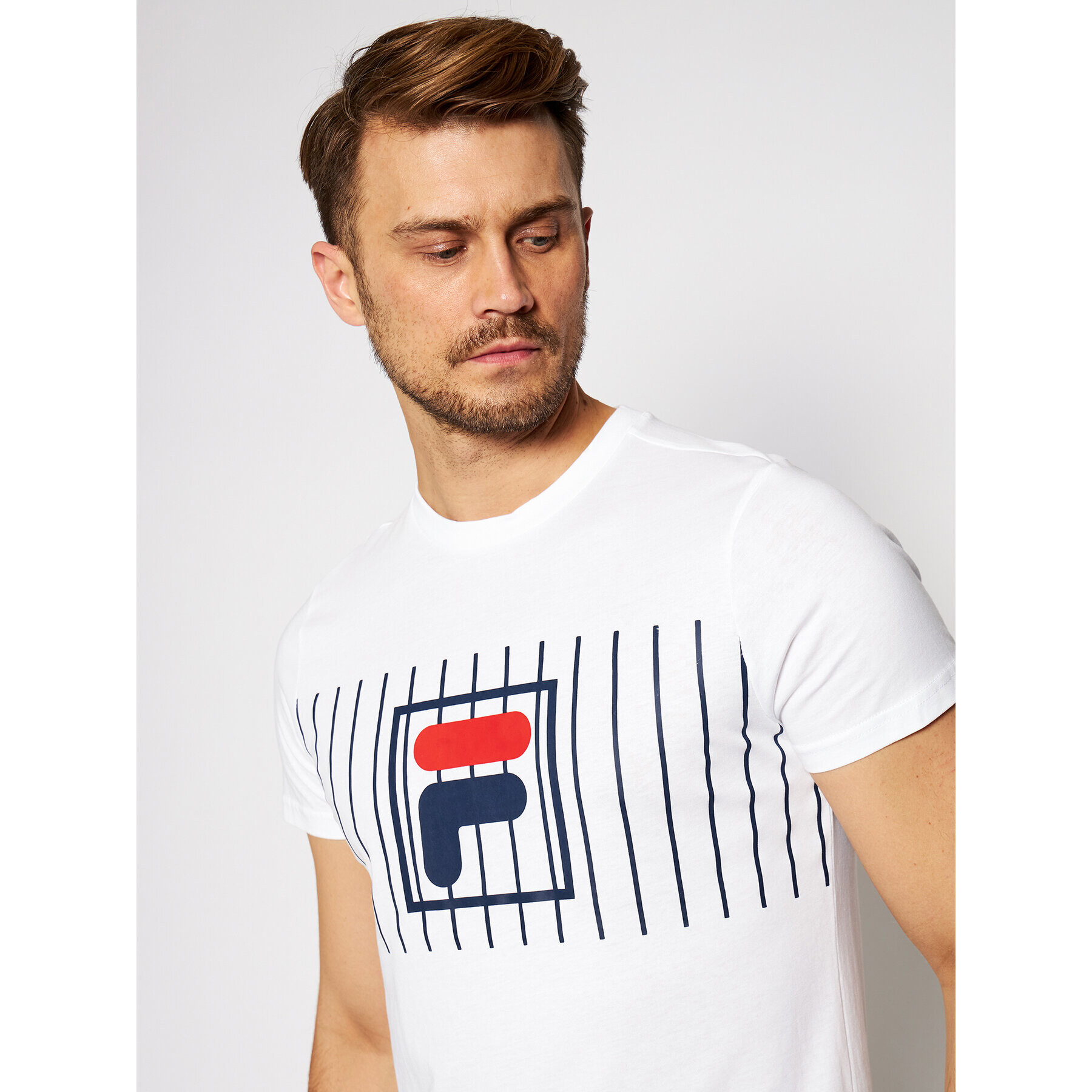 Fila Majica Sauts Tee 687989 Bela Regular Fit - Pepit.si