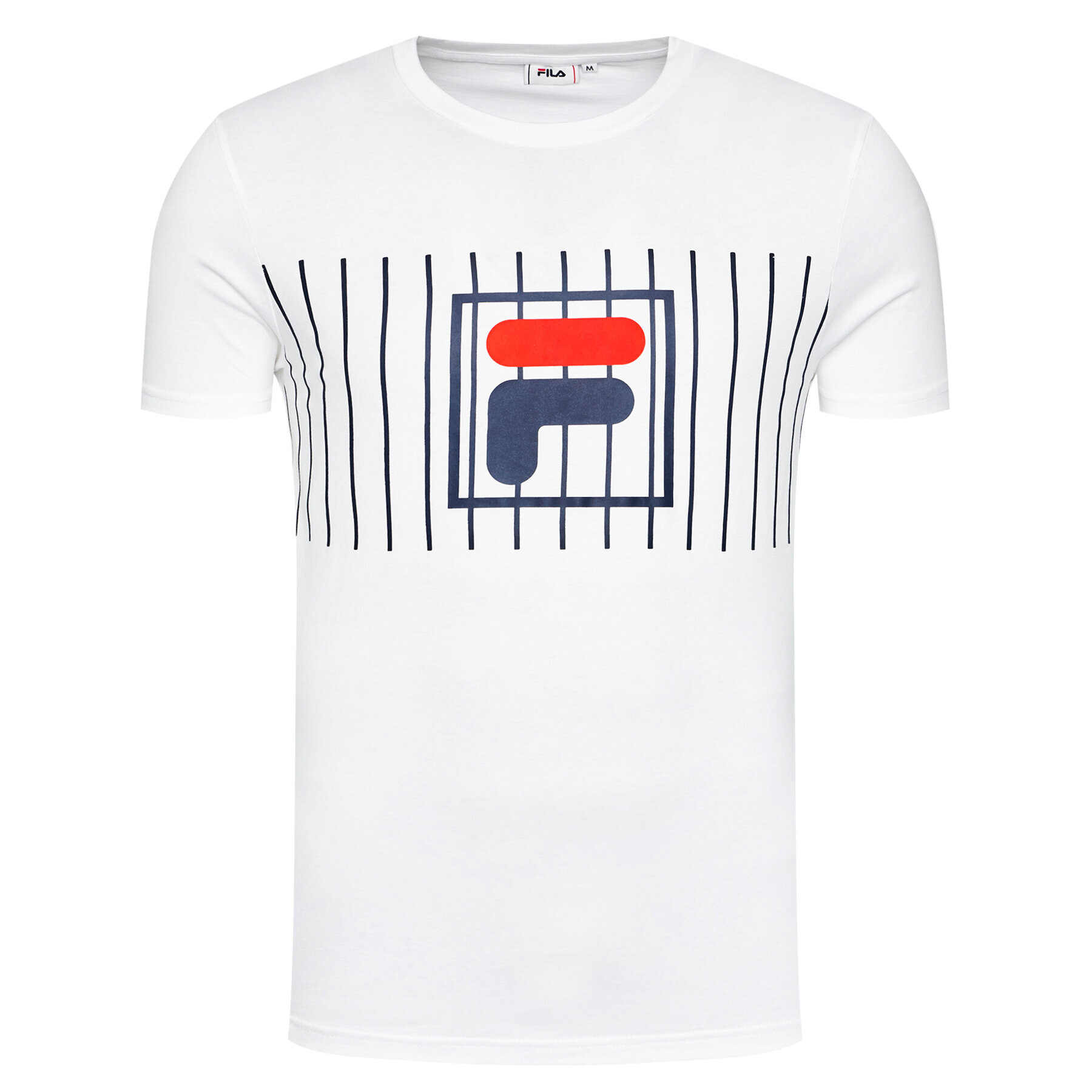 Fila Majica Sauts Tee 687989 Bela Regular Fit - Pepit.si