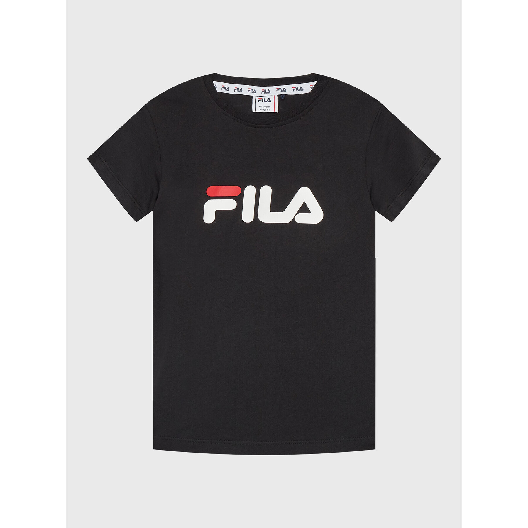 Fila Majica Solberg Classic Logo FAT0109 Črna Regular Fit - Pepit.si