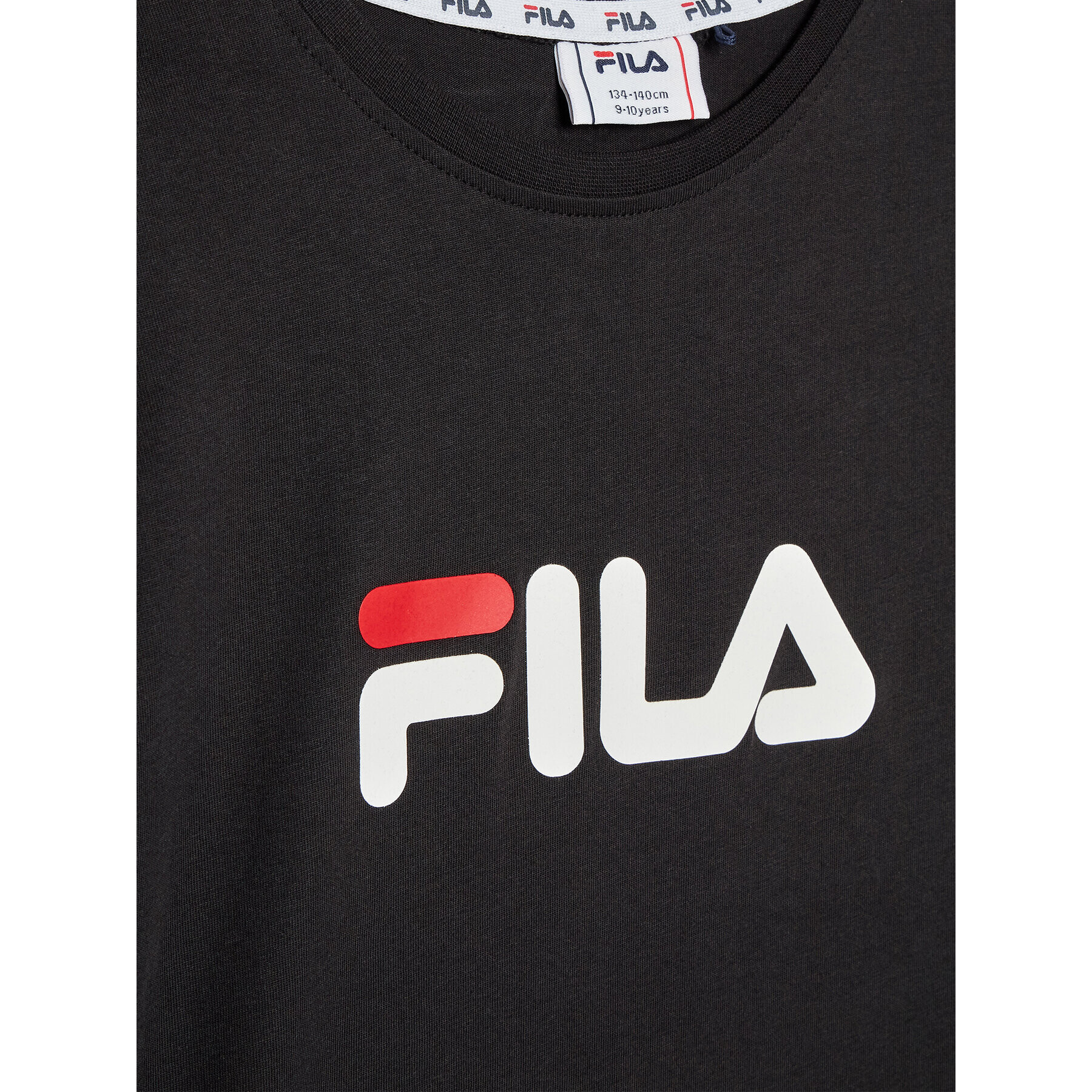 Fila Majica Solberg Classic Logo FAT0109 Črna Regular Fit - Pepit.si