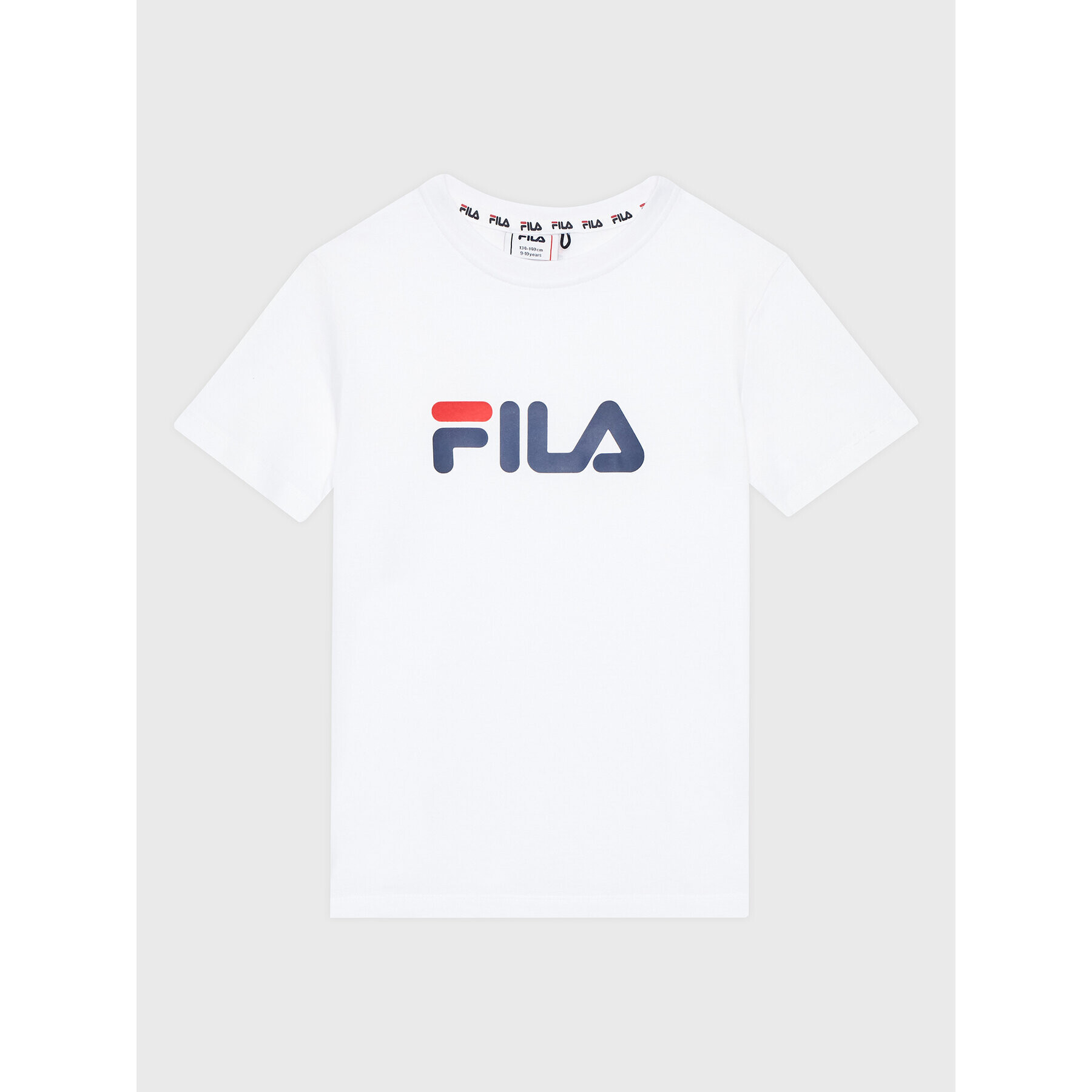 Fila Majica Solberg FAT0109 Bela Regular Fit - Pepit.si