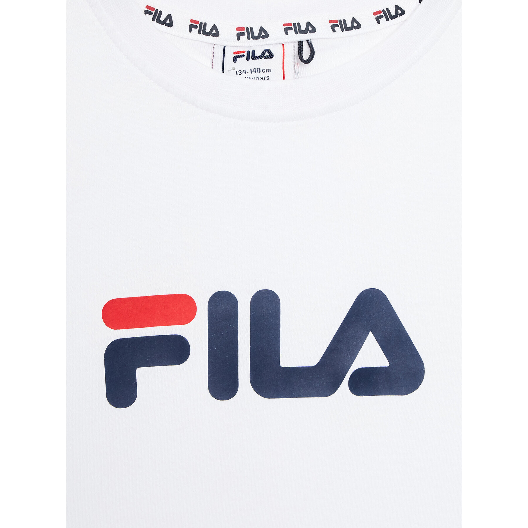 Fila Majica Solberg FAT0109 Bela Regular Fit - Pepit.si