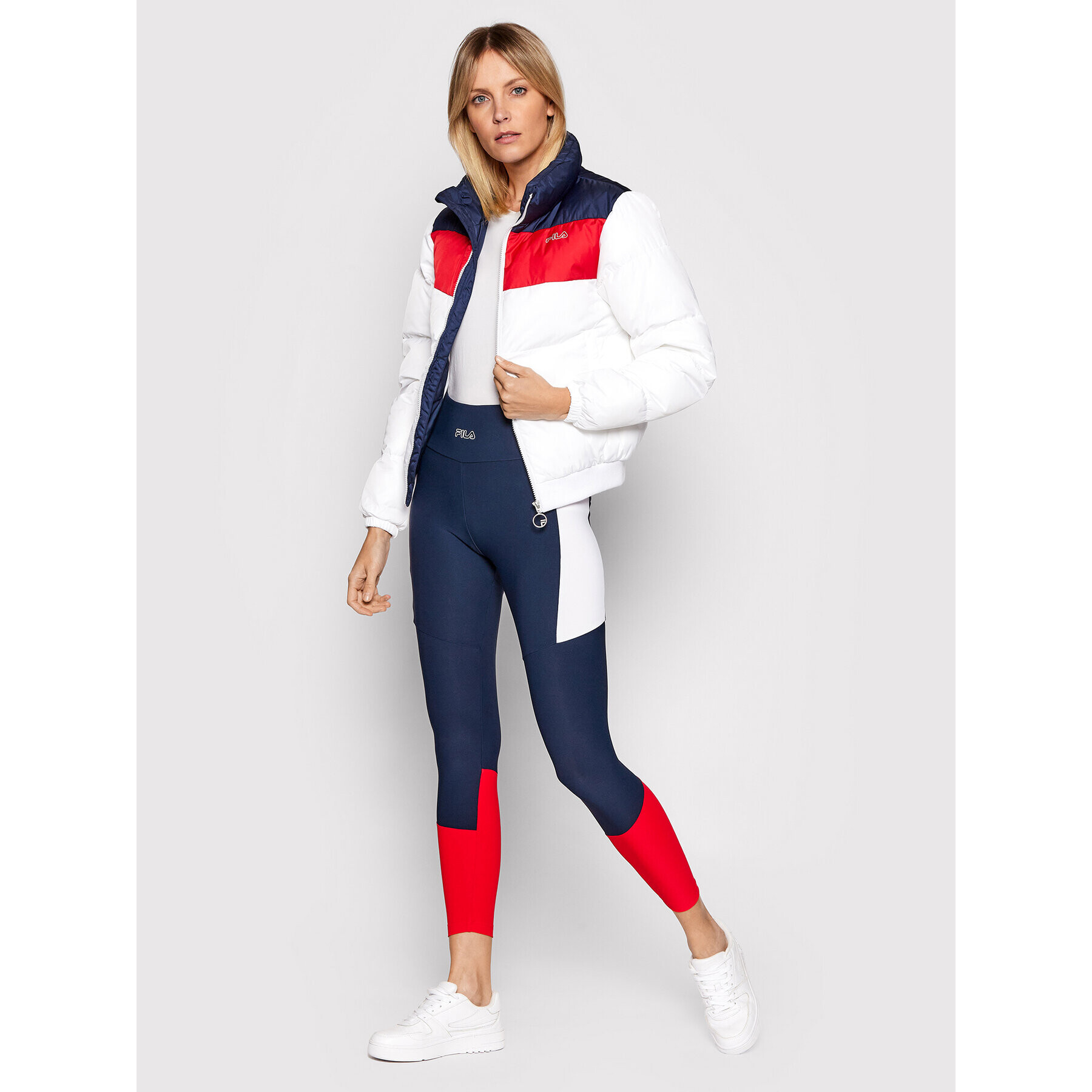 Fila Pajkice Paula 683429 Mornarsko modra Slim Fit - Pepit.si