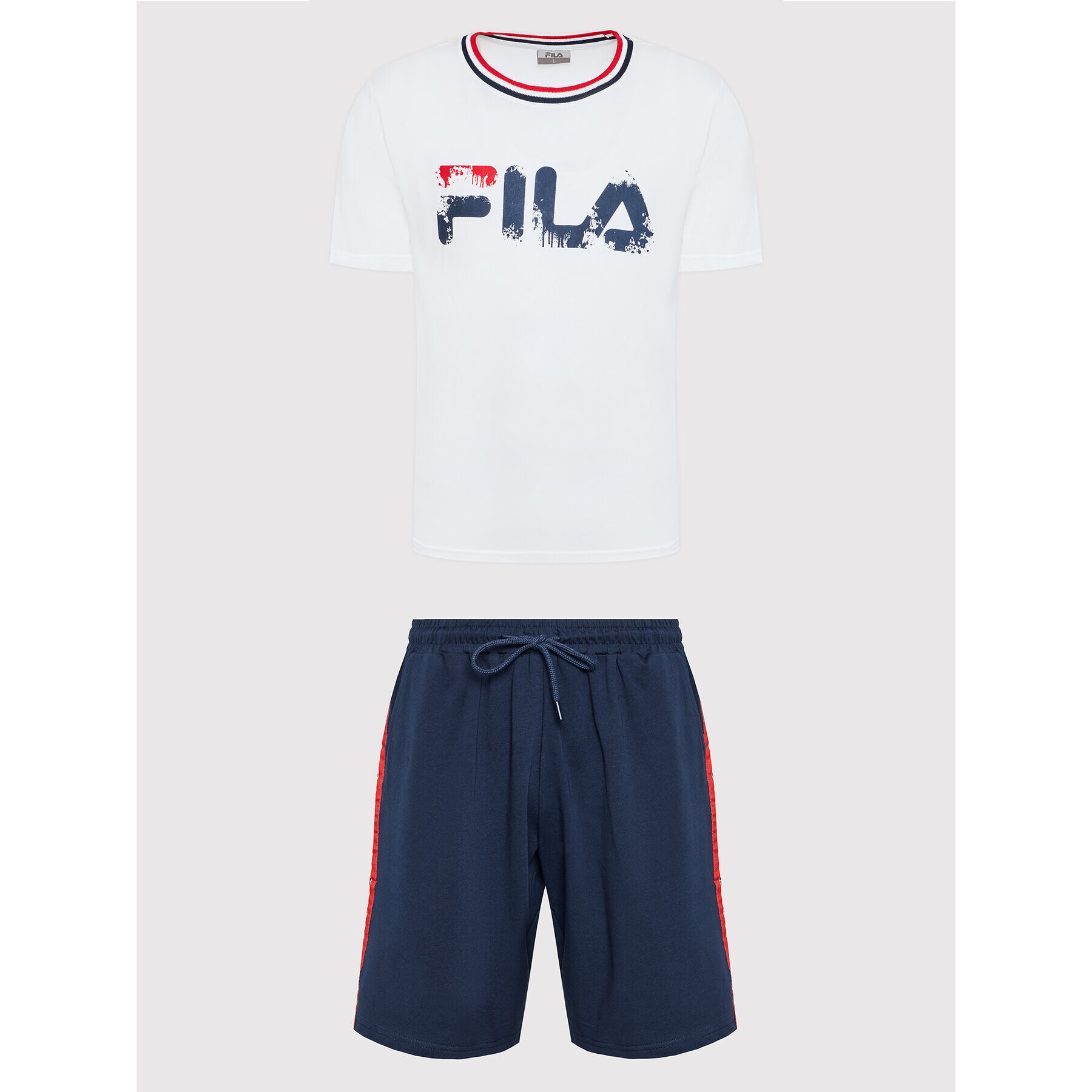 Fila Pižama Uomo FPS1096 Bela Regular Fit - Pepit.si