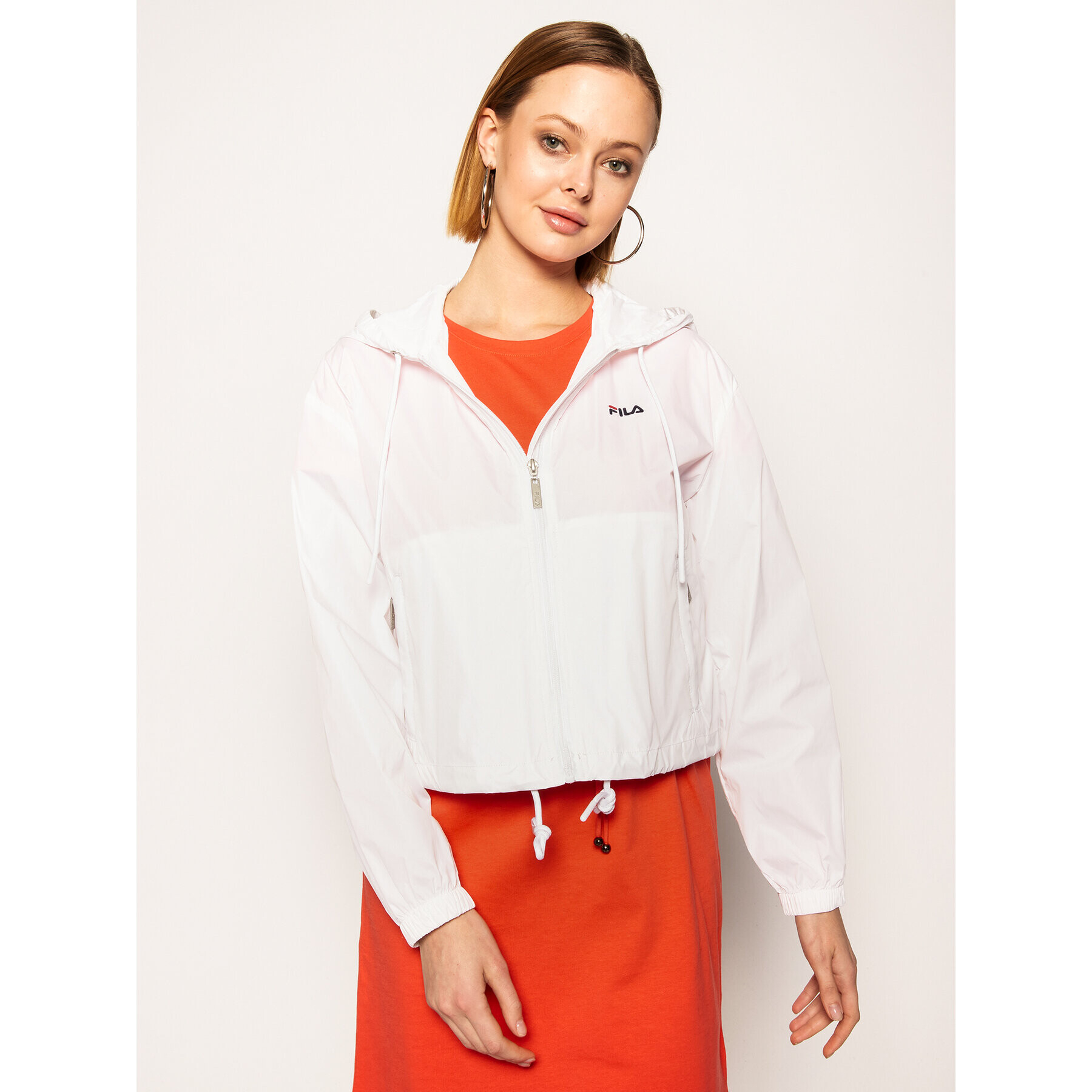 Fila Prehodna jakna Earlene 687601 Bela Regular Fit - Pepit.si